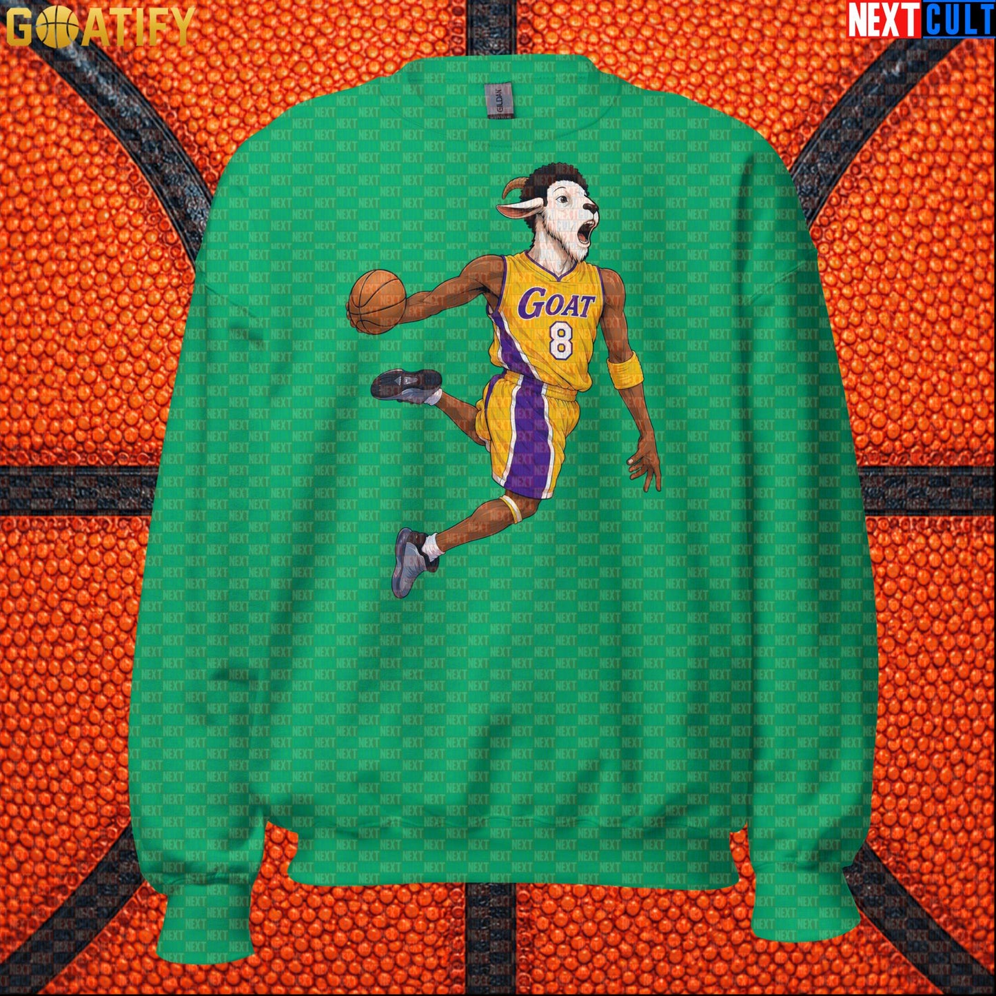 Kobe Bryant Sweatshirt – Young Kobe No. 8 GOAT Crewneck Gift for Lakers Basketball Fans |  | ["Basketball", "Kobe Bryant", "Los Angeles Lakers", "NBA"]