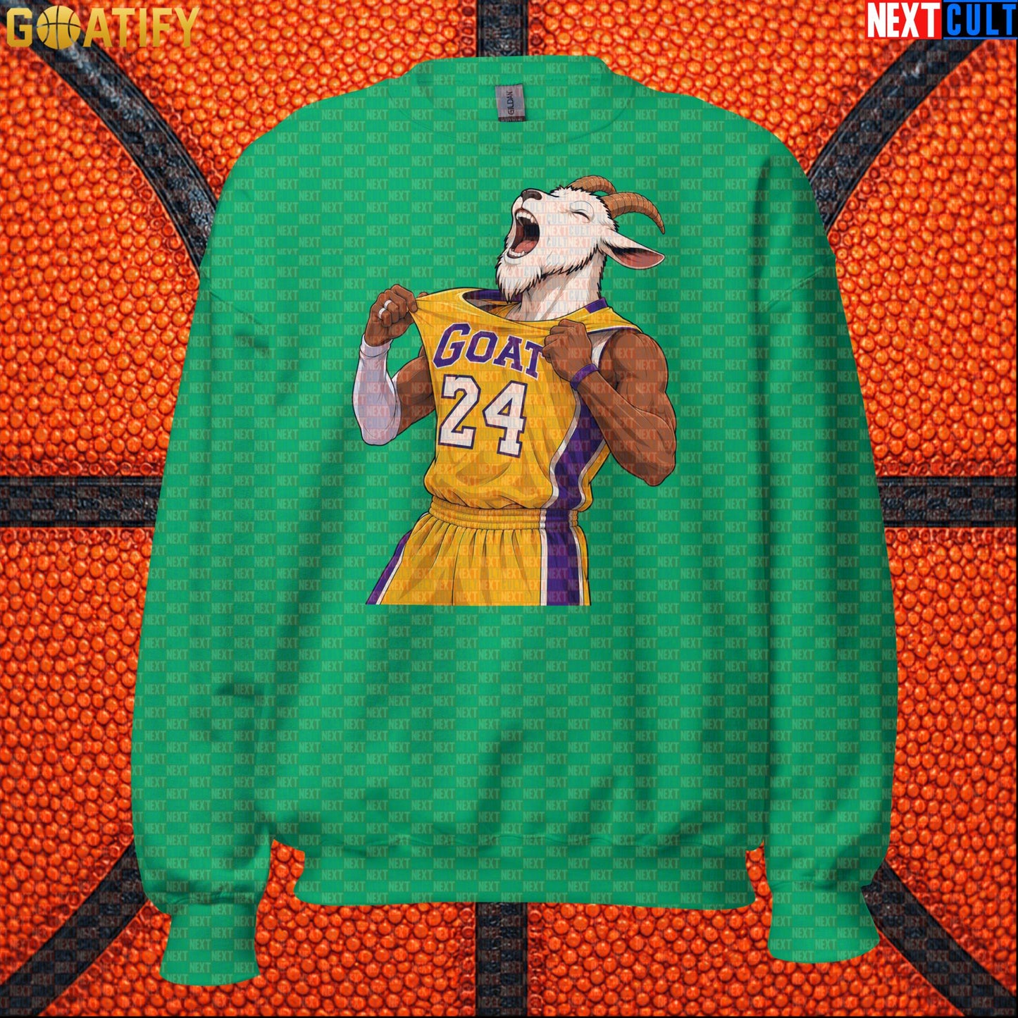 Kobe Bryant Sweatshirt – Black Mamba No. 24 GOAT Crewneck for Lakers Basketball Fans |  | ["Basketball", "Kobe Bryant", "Los Angeles Lakers", "NBA"]