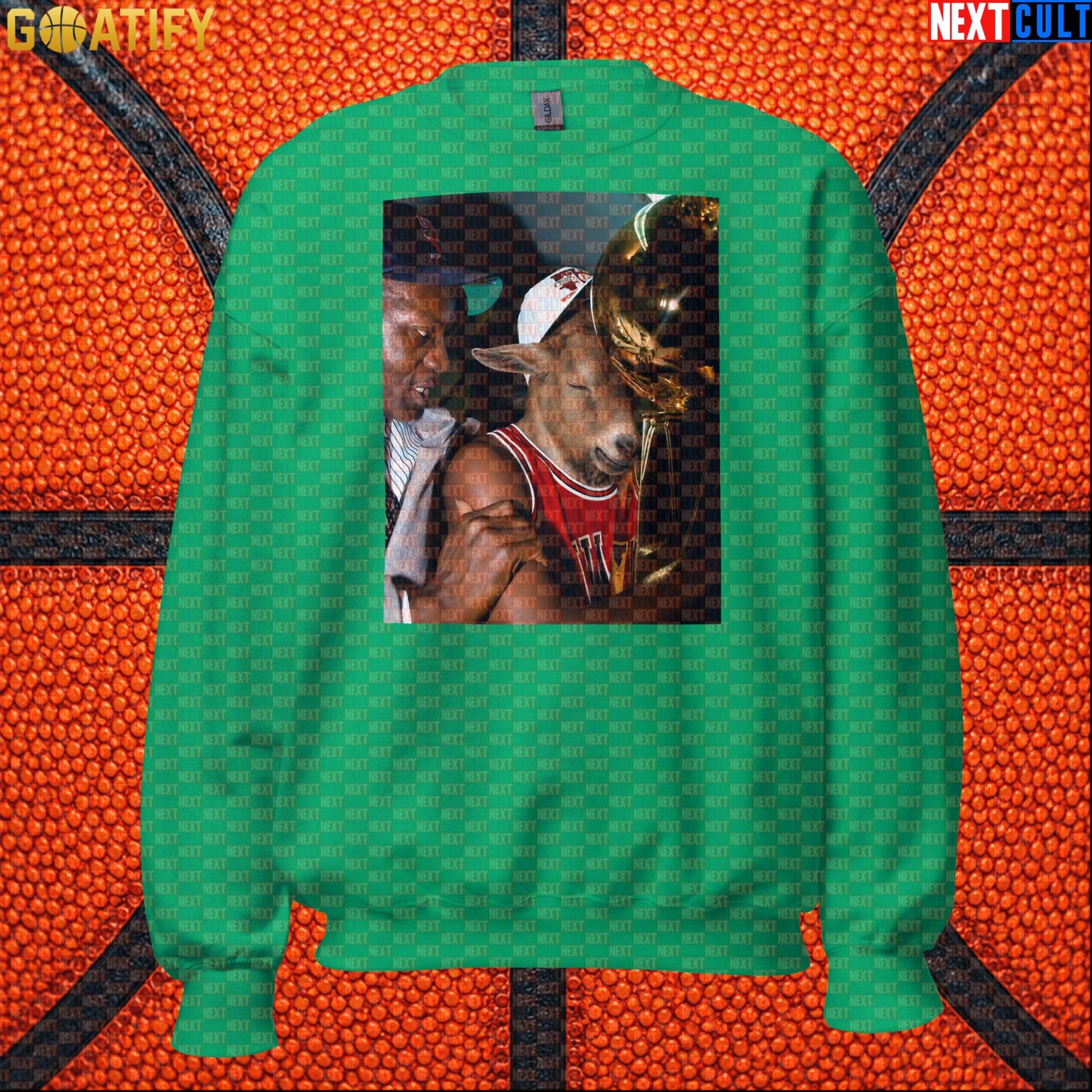 Michael Jordan Sweatshirt – Bulls GOAT Championship Crewneck for Basketball Fans & Gifts |  | ["Basketball", "Chicago Bulls", "Michael Jordan", "NBA"]