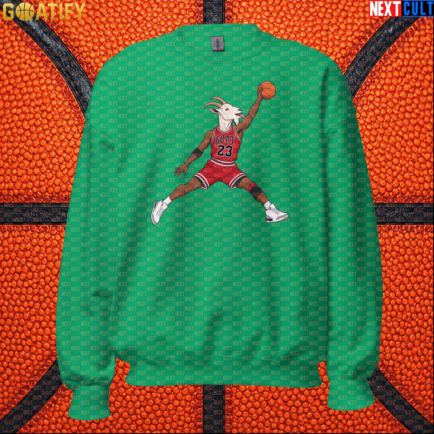Michael Jordan Sweatshirt – Free Throw Line Dunk GOAT Crewneck for Chicago Bulls Fans |  | ["Basketball", "Chicago Bulls", "Michael Jordan", "NBA"]