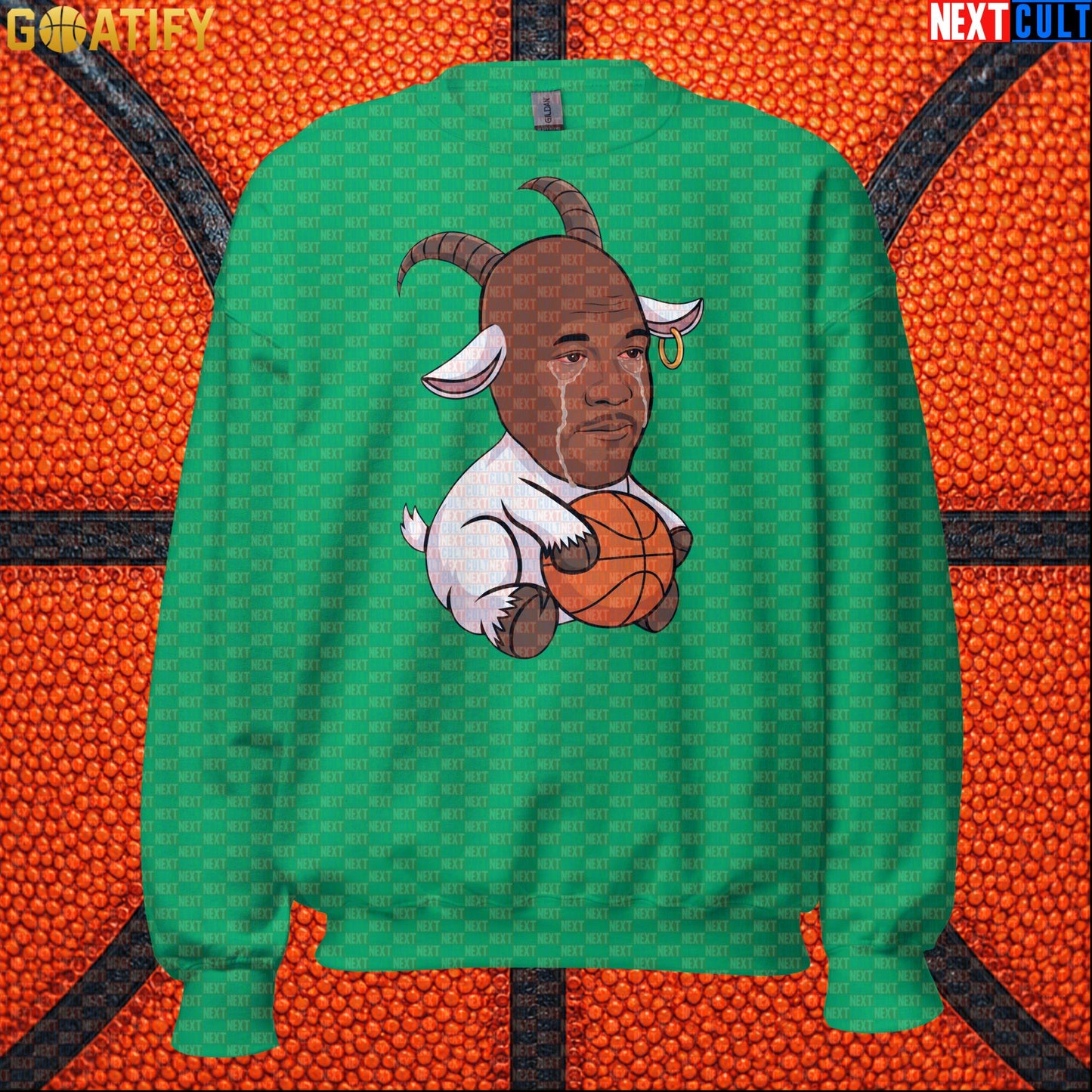Michael Jordan Sweatshirt - Crying Jordan GOAT Meme Crewneck Gift for Chicago Bulls NBA Fans |  | ["Basketball", "Chicago Bulls", "Michael Jordan", "NBA"]