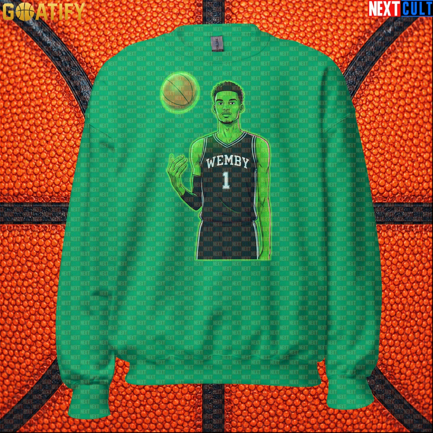 Basketball Sweatshirt Alien Wemby Sci-Fi Graphic for Spurs Fans, Winter Games and Gifts |  | ["Basketball", "France", "NBA", "San Antonio Spurs", "Victor Wembanyama", "Wemby"]
