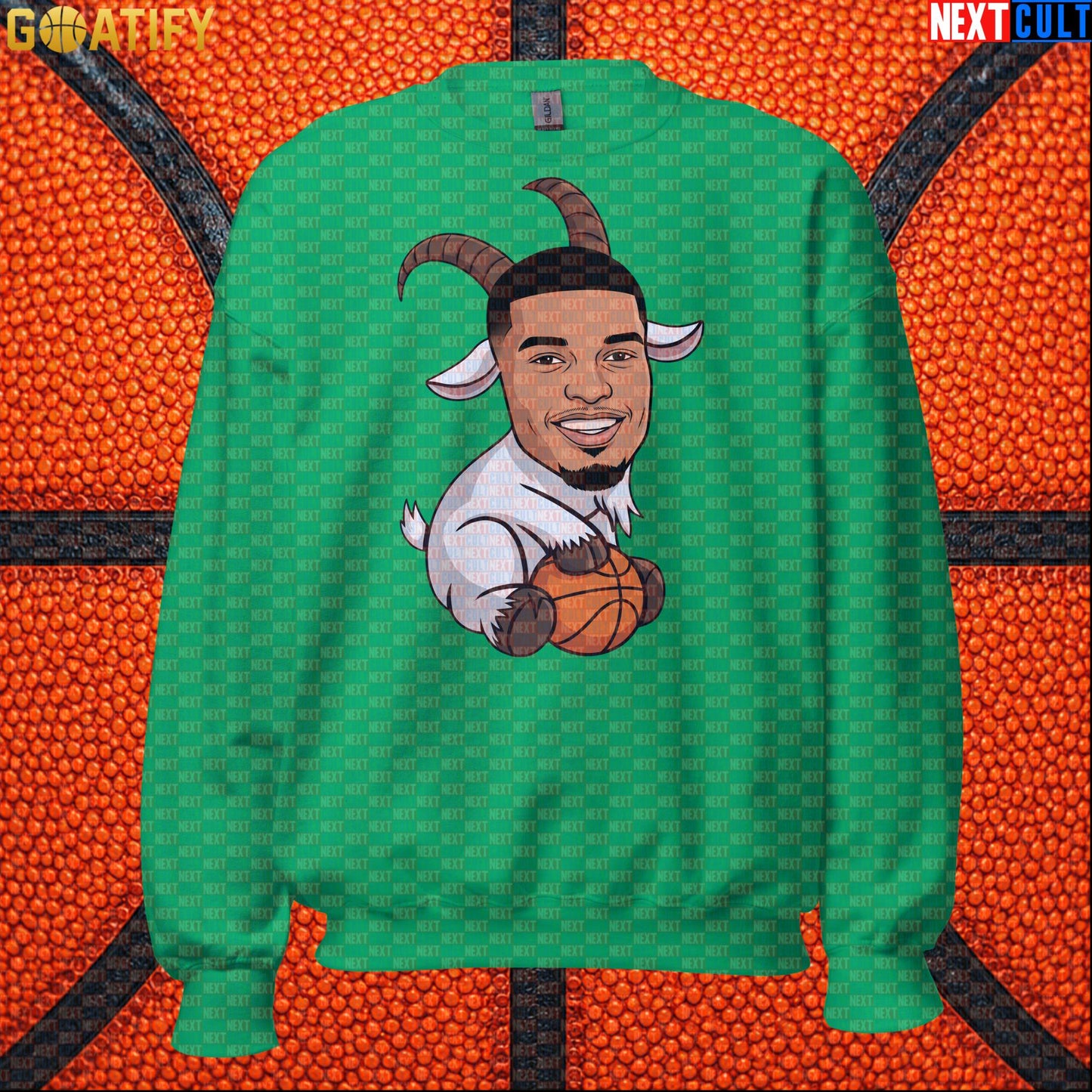 Basketball Sweatshirt Victor Wembanyama GOAT Cartoon for Spurs Fans, NBA Game Day Crewneck |  | ["Basketball", "France", "NBA", "San Antonio Spurs", "Victor Wembanyama", "Wemby"]