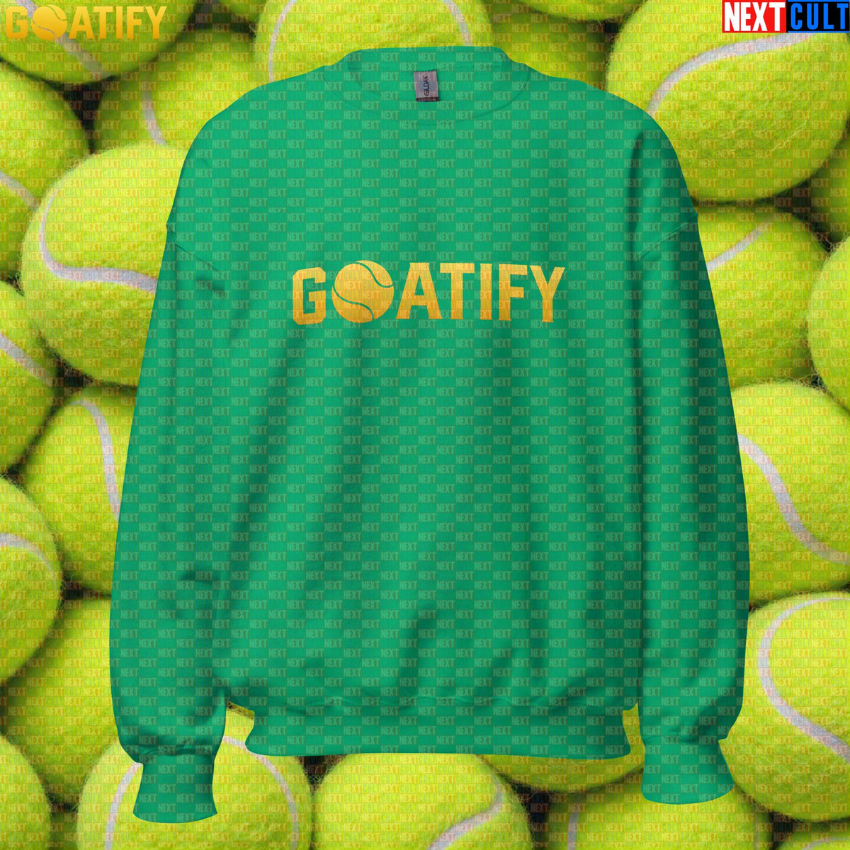 Tennis GOAT Sweatshirt Golden Ball Crewneck for Tennis & Padel Fans & Players | GOATIFY | Sweatshirts | ["NCB", "Padel", "Tennis"]