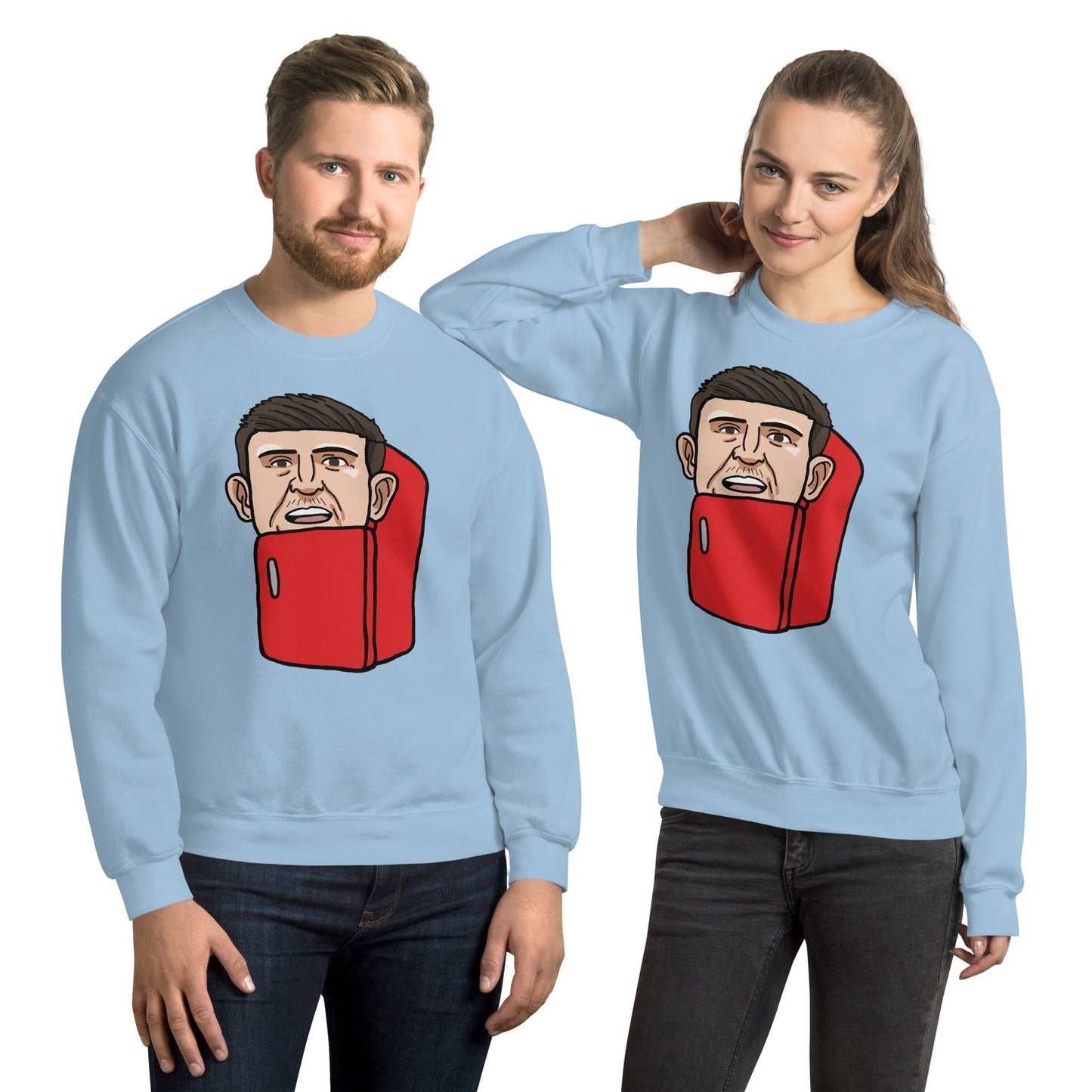 Harry ''The Fridge'' Maguire Unisex Sweatshirt Next Cult Brand Football, Harry Maguire, Manchester United, The Fridge