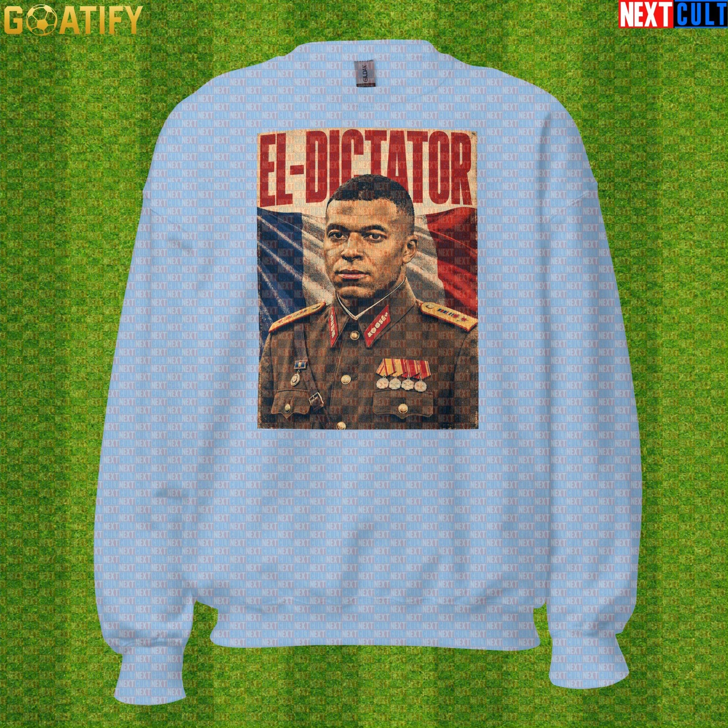Kylian Mbappe Sweatshirt – El Dictator Retro Soccer Meme Crewneck for World Cup Fans |  | ["Football", "France", "Kylian Mbappe", "PSG", "Real Madrid", "Soccer"]