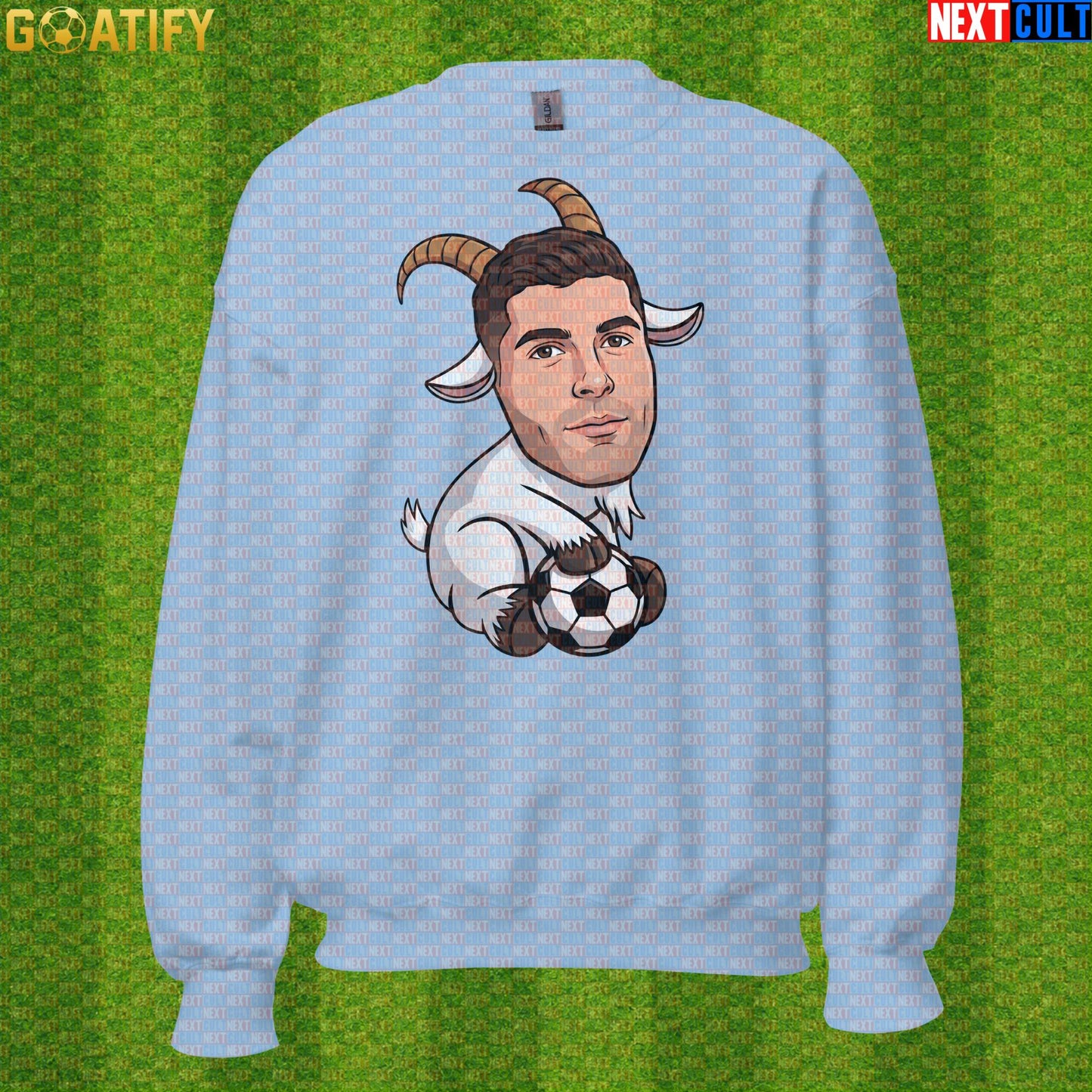 Christian Pulisic Sweatshirt – USMNT GOAT Crewneck for AC Milan, Chelsea and World Cup Fans |  | ["AC Milan", "Borussia Dortmund", "Chelsea", "Christian Pulisic", "Football", "Soccer", "USA", "USMNT"]