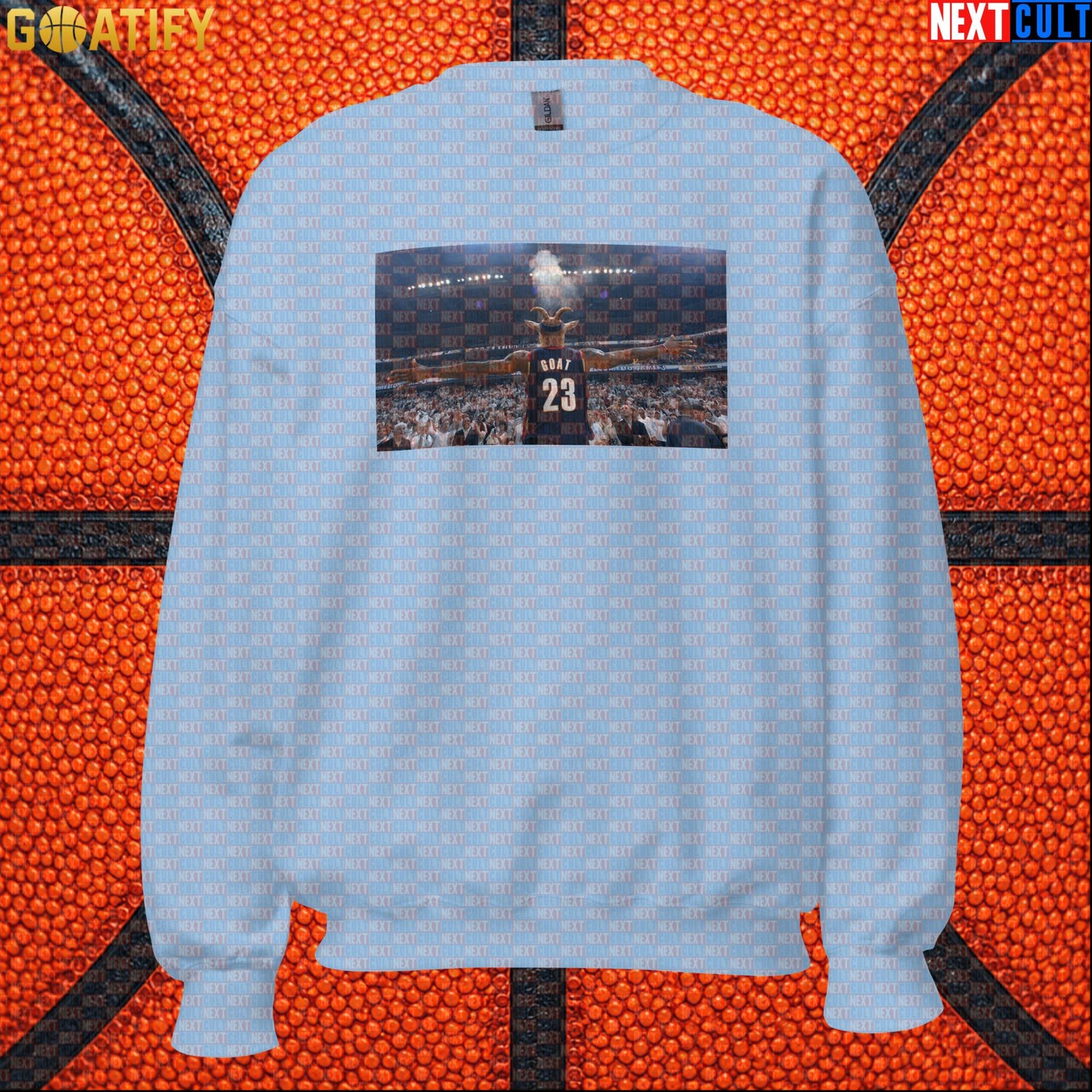 LeBron James Sweatshirt – Cleveland Chalk Toss Crewneck Gift for Cavaliers and NBA Fans |  | ["Basketball", "Cleveland Cavaliers", "LeBron James", "NBA"]
