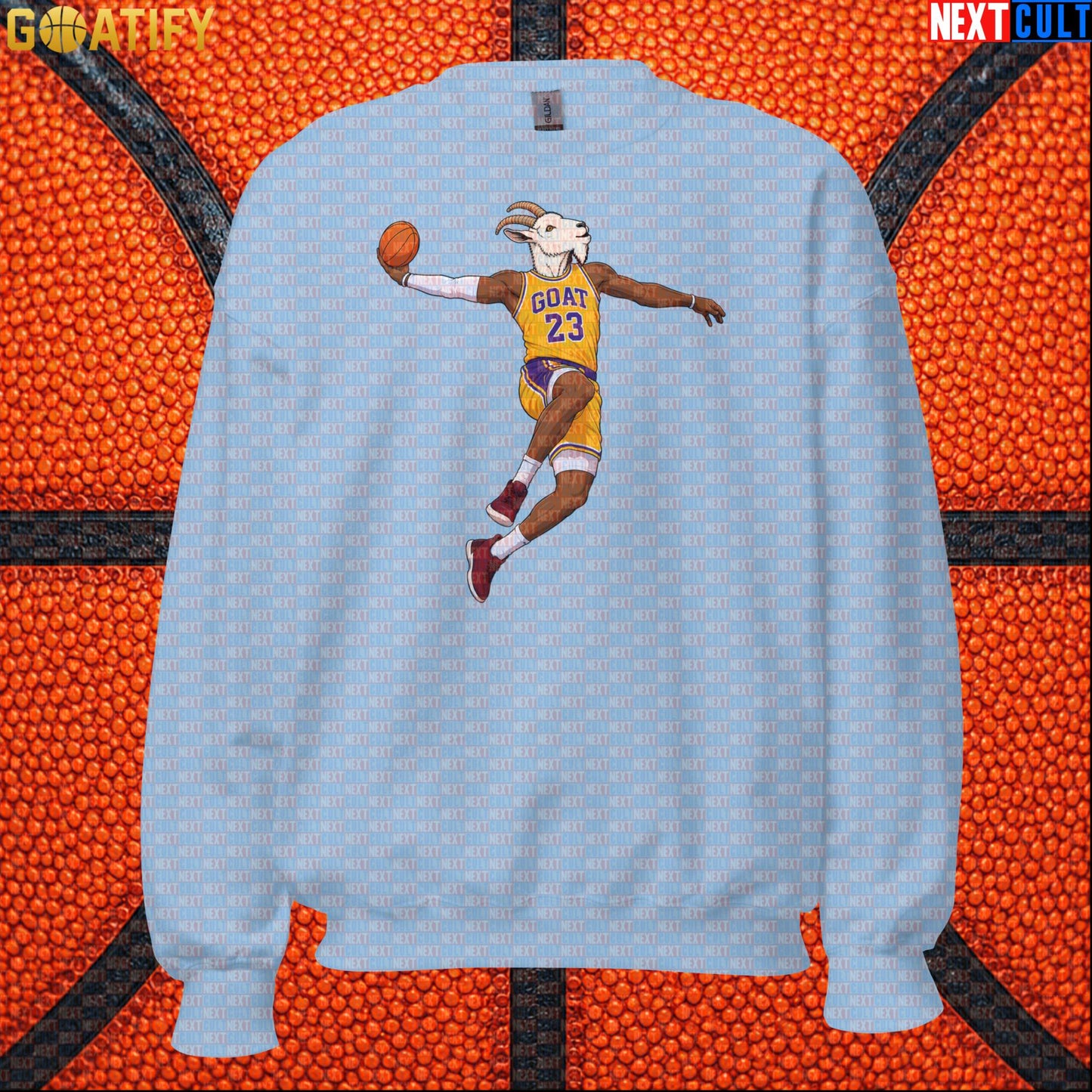 LeBron James Sweatshirt – Retro Lakers GOAT Dunk Crewneck Gift for NBA Basketball Fans |  | ["Basketball", "LeBron James", "Los Angeles Lakers", "NBA"]