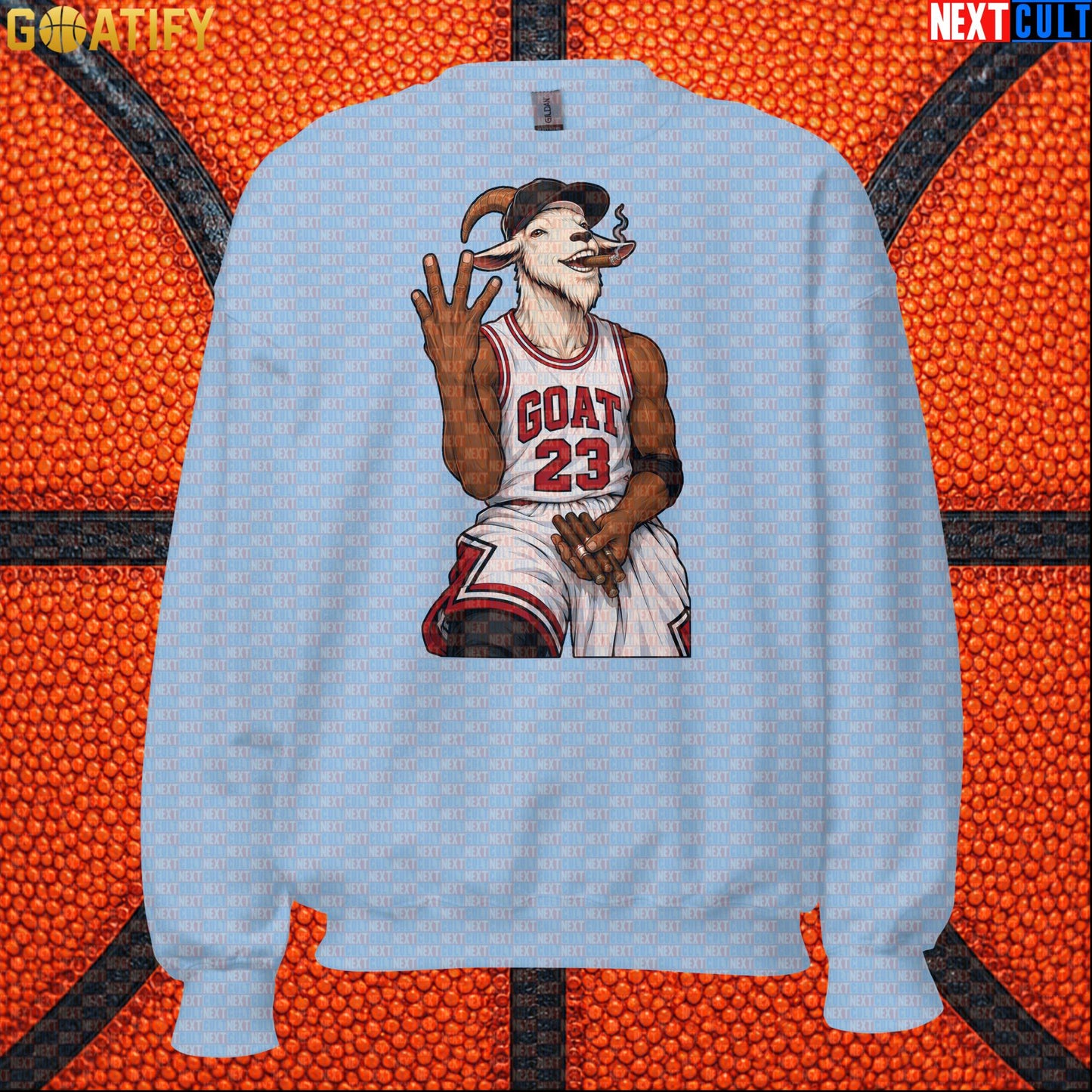 Michael Jordan Sweatshirt – GOAT Cigar Celebration Crewneck for Chicago Bulls Fans |  | ["Basketball", "Chicago Bulls", "Michael Jordan", "NBA"]