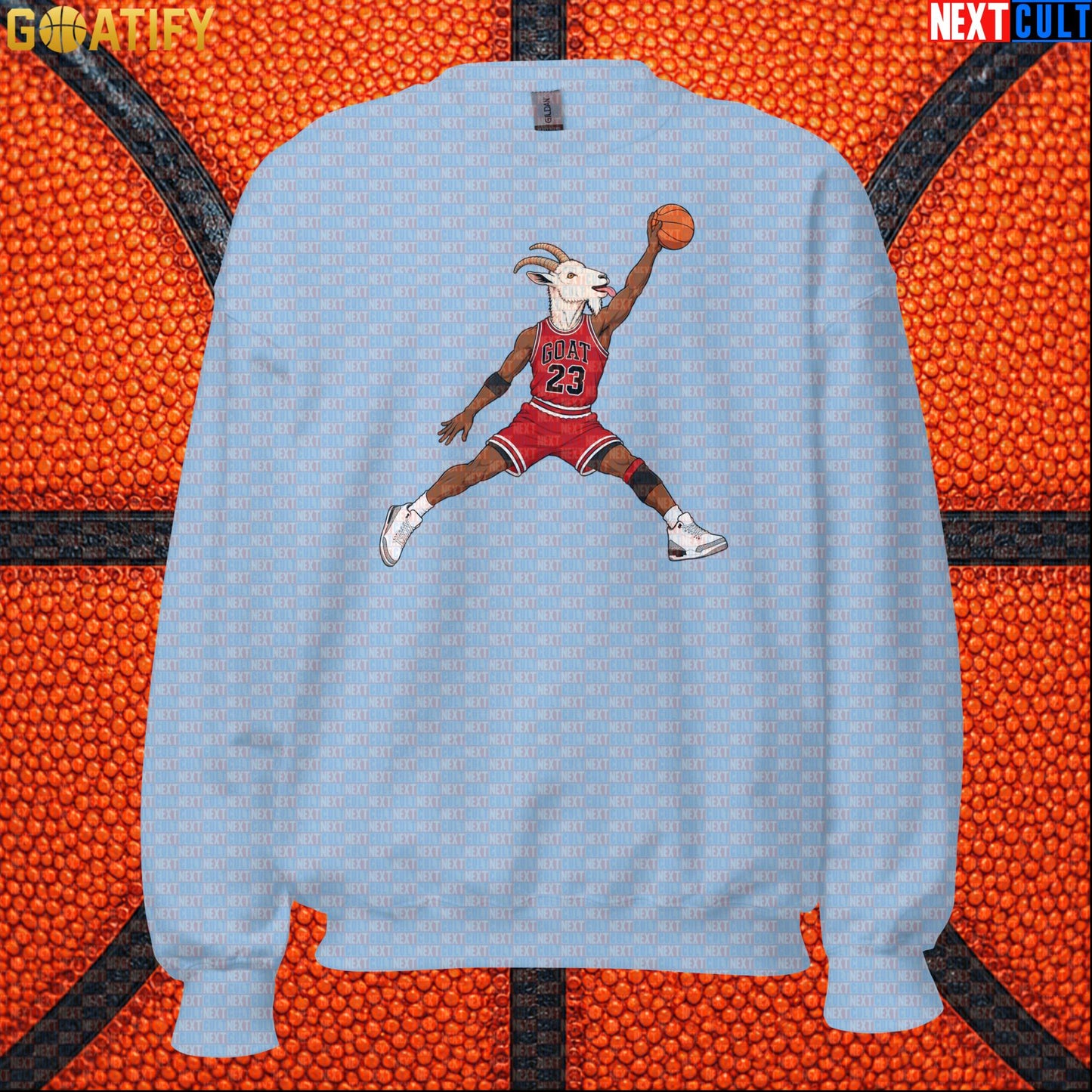 Michael Jordan Sweatshirt – Free Throw Line Dunk GOAT Crewneck for Chicago Bulls Fans |  | ["Basketball", "Chicago Bulls", "Michael Jordan", "NBA"]