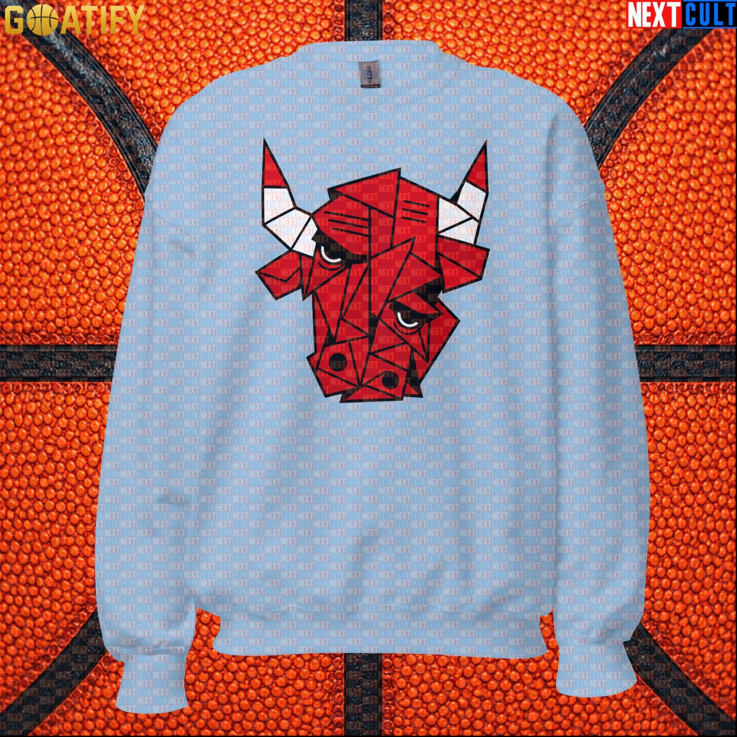 Chicago Bulls Meme Sweatshirt – Picasso Bulls Cubism Art Crewneck for Basketball Fans |  | ["Basketball", "Chicago Bulls", "NBA"]