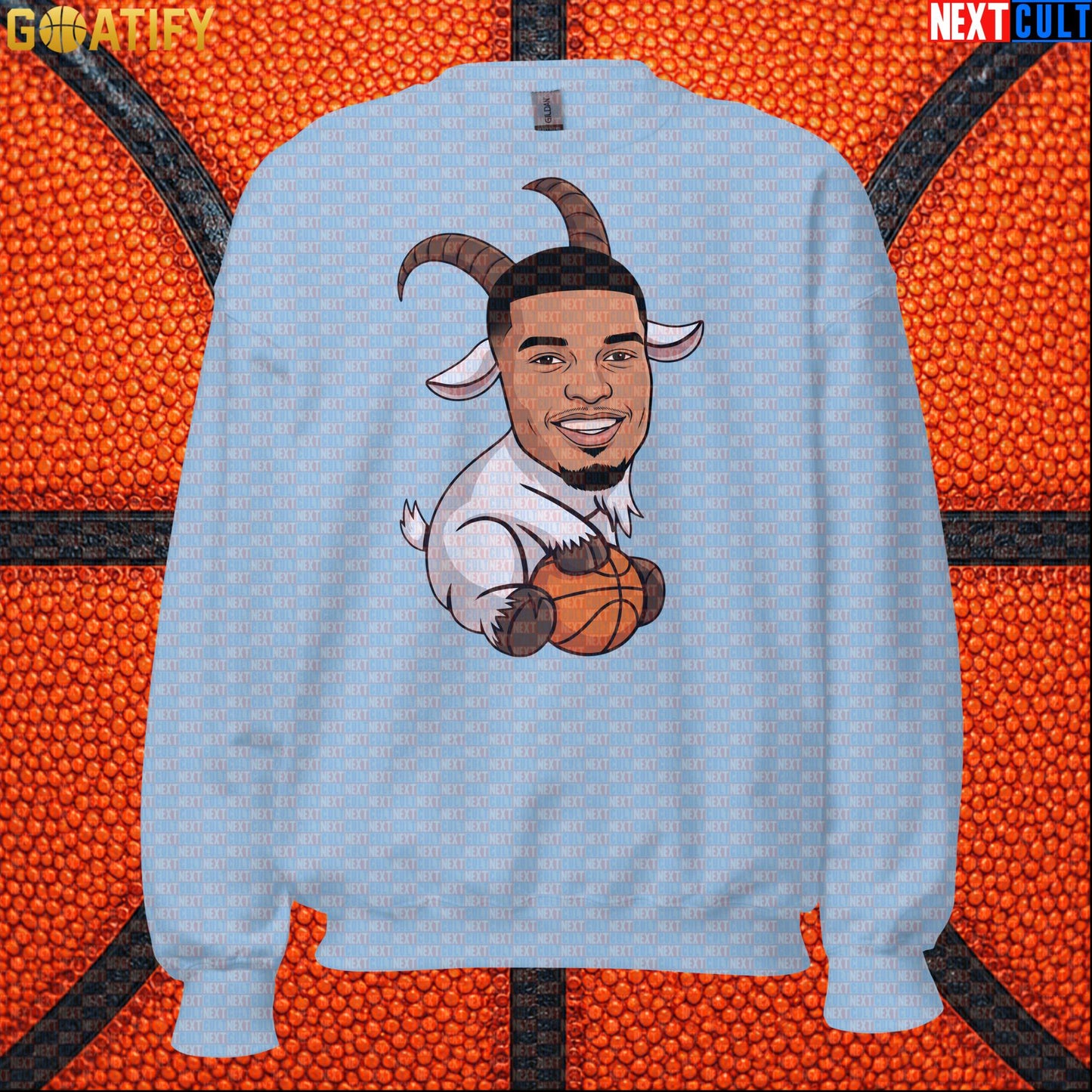 Basketball Sweatshirt Victor Wembanyama GOAT Cartoon for Spurs Fans, NBA Game Day Crewneck |  | ["Basketball", "France", "NBA", "San Antonio Spurs", "Victor Wembanyama", "Wemby"]
