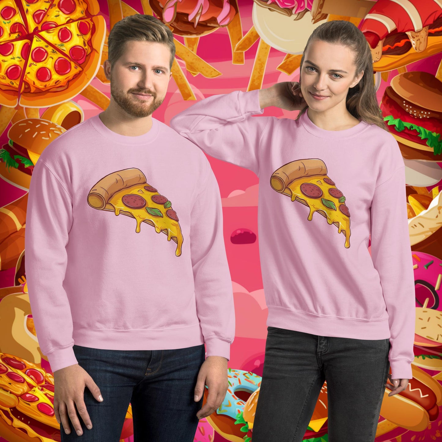 Pizza I Love Pizza Unisex Sweatshirt Next Cult Brand