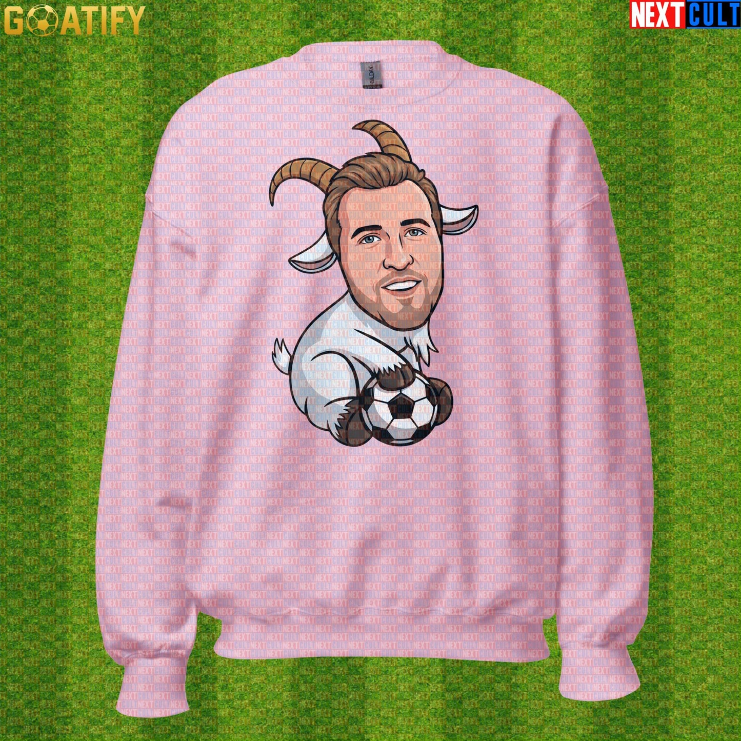 Harry Kane Sweatshirt – GOAT Football Crewneck Gift for England and Bayern Munich Supporters |  | ["Bayern Munich", "England", "Football", "Harry Kane", "Soccer", "Tottenham Hotspur"]