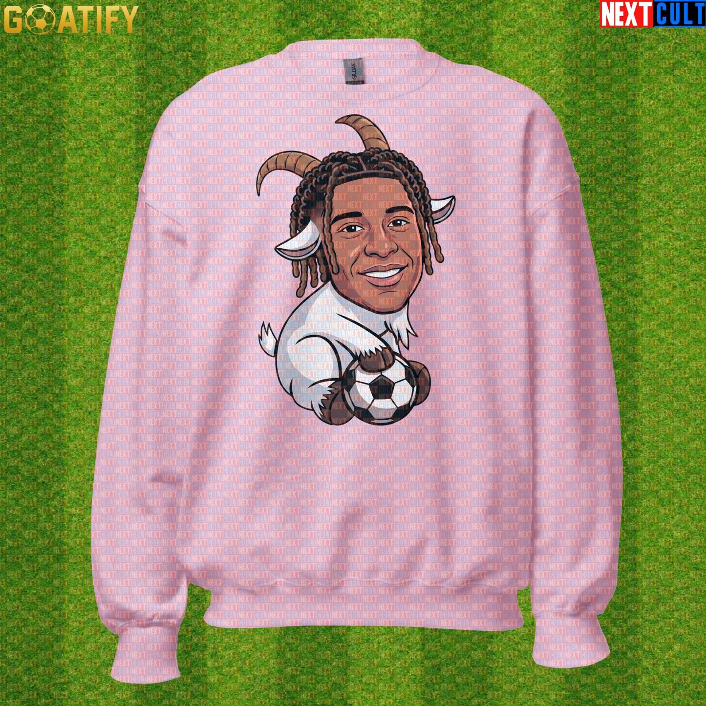 Michael Olise Sweatshirt – Cool GOAT Crewneck for Bayern Munich and France Supporters |  | ["Bayern Munich", "Football", "France", "Michael Olise", "Soccer"]