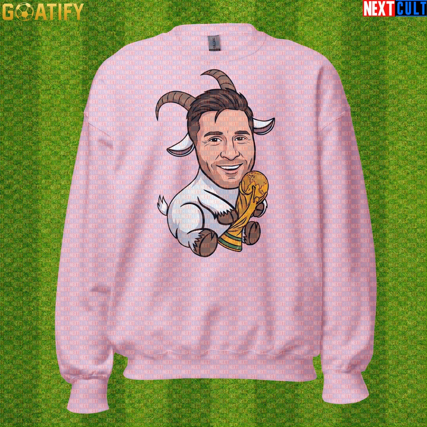 Lionel Messi Sweatshirt – World Cup Winner Crewneck for Argentina and Barcelona Fans |  | ["Argentina", "Barcelona", "Football", "Inter Miami", "Lionel Messi", "Soccer"]