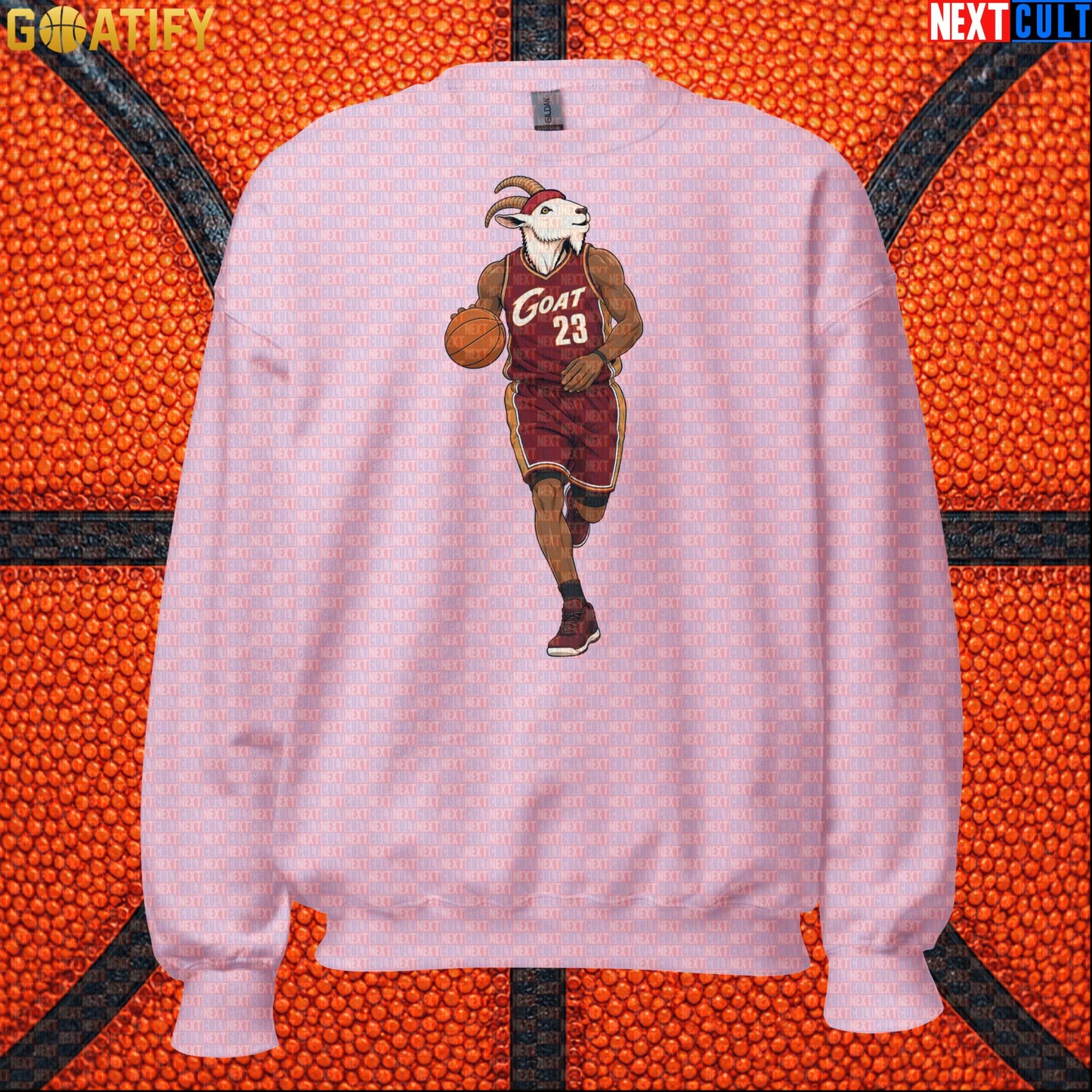 LeBron James Sweatshirt – Cleveland GOAT Crewneck Gift for Cavaliers Basketball Fans |  | ["Basketball", "Cleveland Cavaliers", "LeBron James", "NBA"]