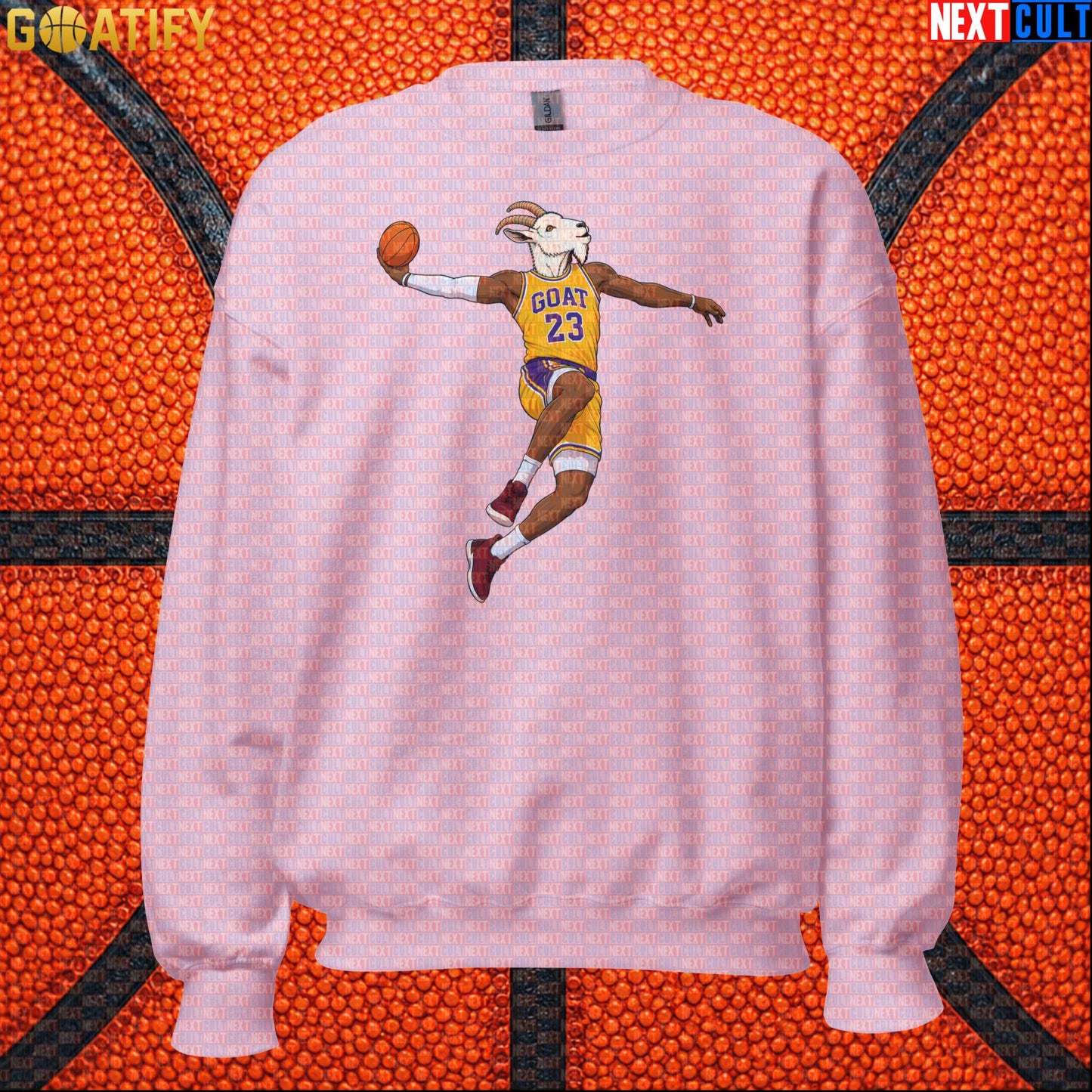 LeBron James Sweatshirt – Retro Lakers GOAT Dunk Crewneck Gift for NBA Basketball Fans |  | ["Basketball", "LeBron James", "Los Angeles Lakers", "NBA"]
