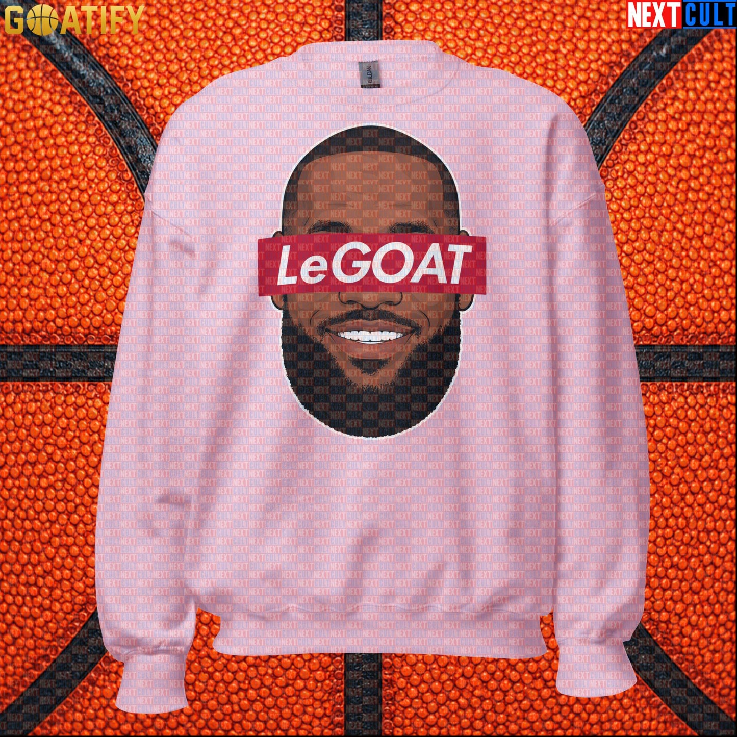 LeBron James Sweatshirt – Retro LeGOAT Crewneck Gift for NBA Fans and Basketball Collectors |  | ["Basketball", "Cleveland Cavaliers", "LeBron James", "Los Angeles Lakers", "Miami Heat", "NBA"]