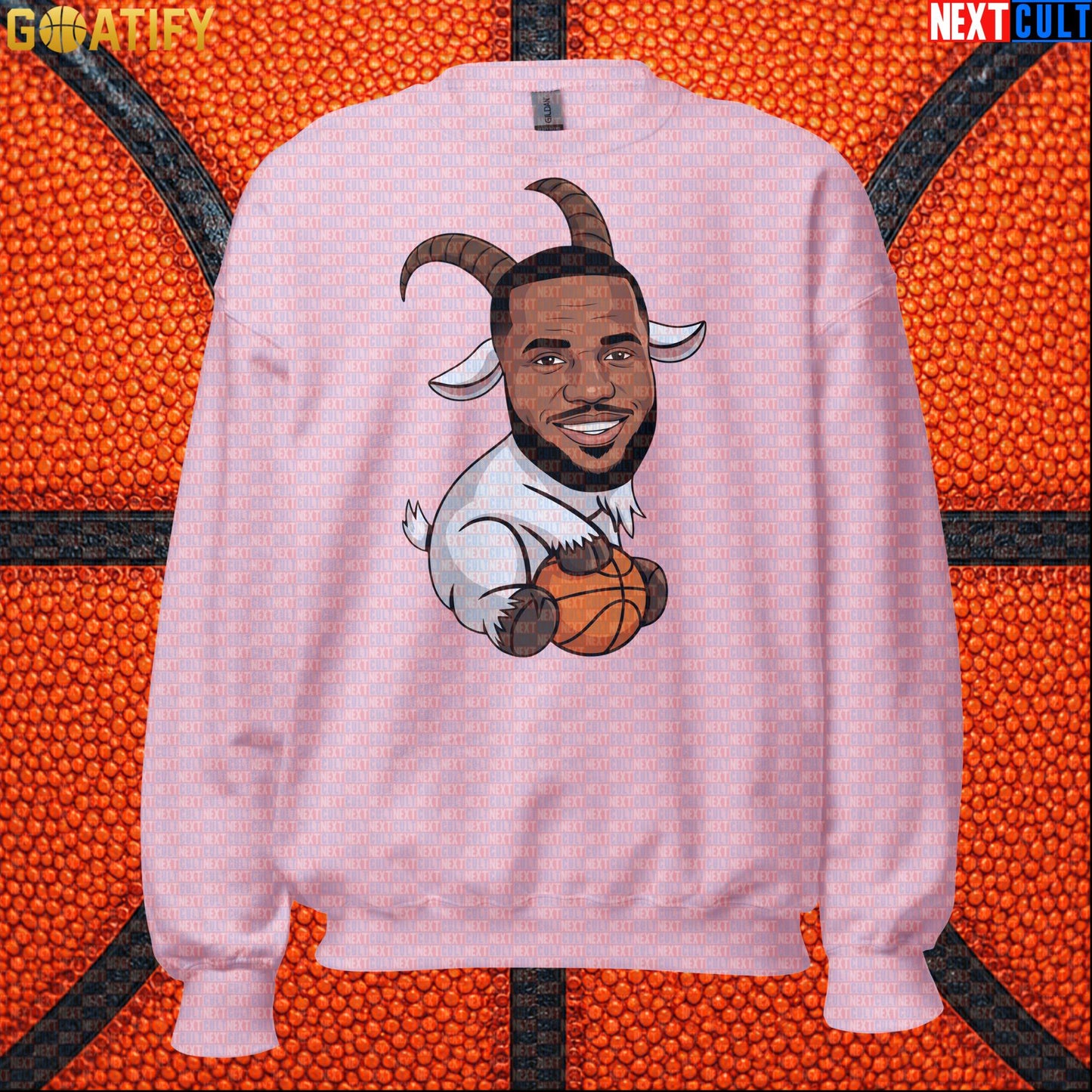 LeBron James Sweatshirt – LeGOAT Basketball Crewneck Gift for NBA Fans and Collectors |  | ["Basketball", "Cleveland Cavaliers", "LeBron James", "Los Angeles Lakers", "Miami Heat", "NBA"]