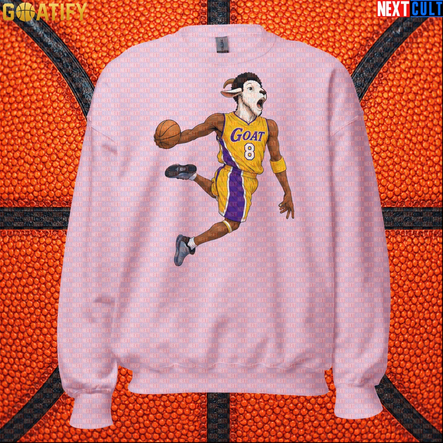 Kobe Bryant Sweatshirt – Young Kobe No. 8 GOAT Crewneck Gift for Lakers Basketball Fans |  | ["Basketball", "Kobe Bryant", "Los Angeles Lakers", "NBA"]