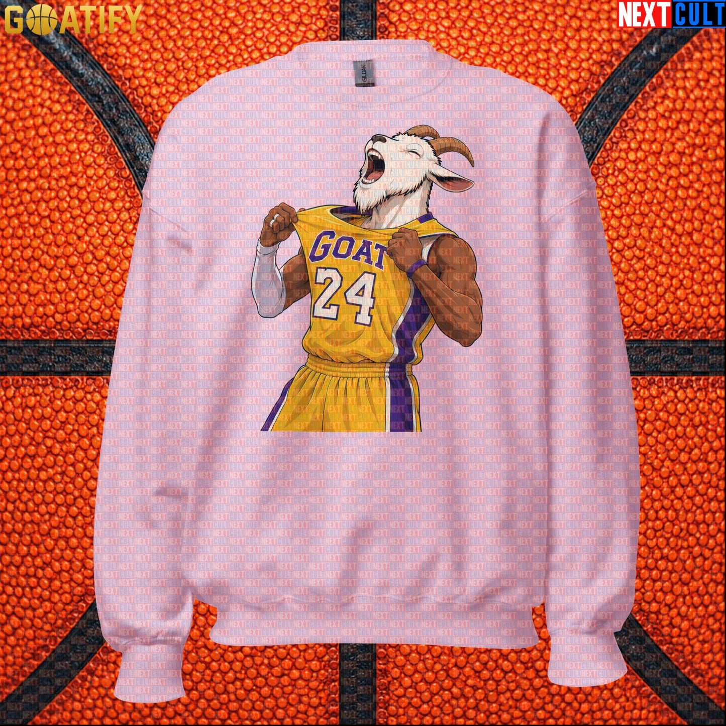 Kobe Bryant Sweatshirt – Black Mamba No. 24 GOAT Crewneck for Lakers Basketball Fans |  | ["Basketball", "Kobe Bryant", "Los Angeles Lakers", "NBA"]