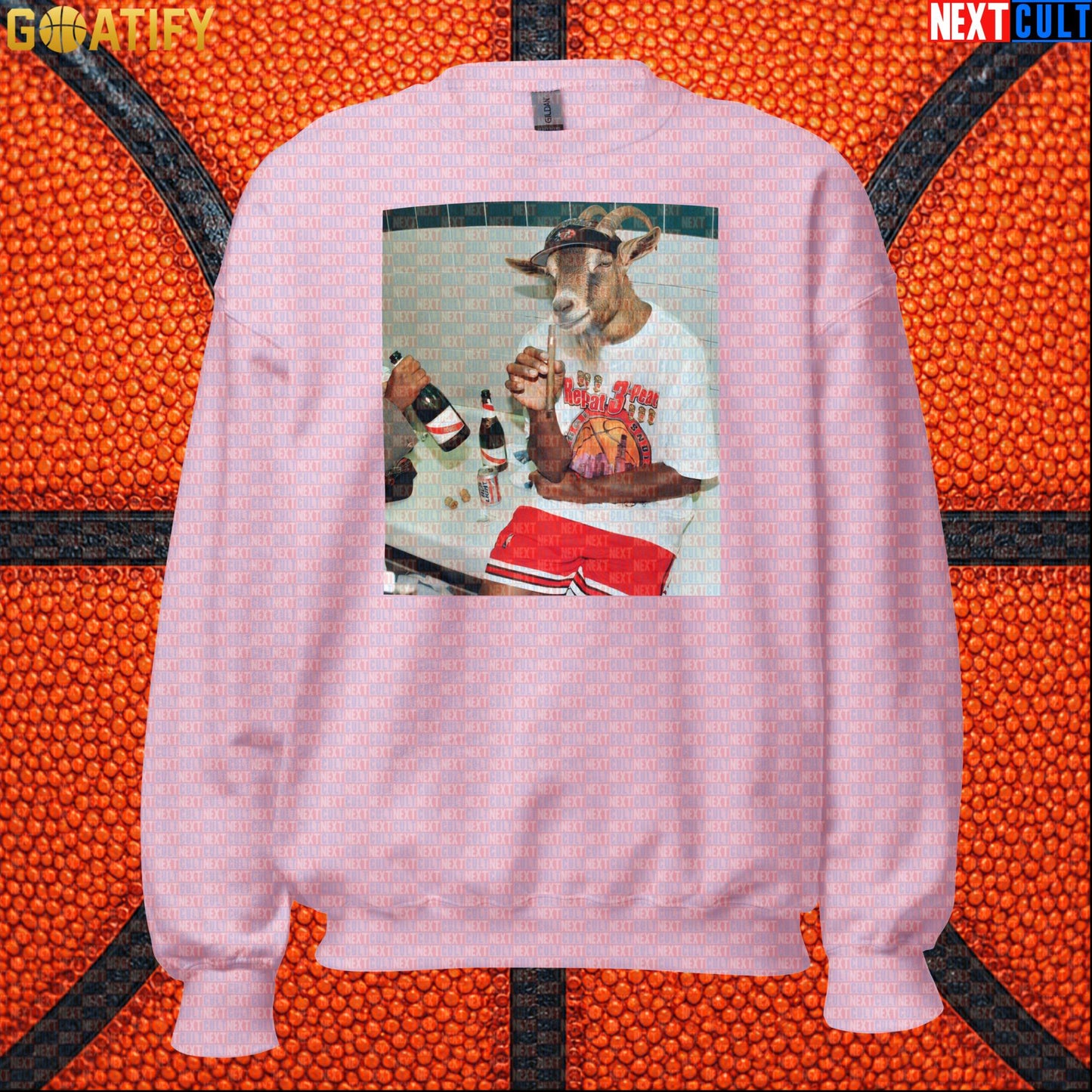 Michael Jordan Sweatshirt – Repeat 3-Peat Champion Crewneck for Chicago Bulls NBA Fans |  | ["Basketball", "Chicago Bulls", "Michael Jordan", "NBA"]