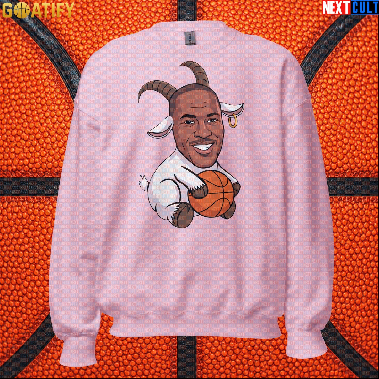Michael Jordan Sweatshirt - GOAT Chicago Bulls Basketball Crewneck Gift for Jordan NBA Fans |  | ["Basketball", "Chicago Bulls", "Michael Jordan", "NBA"]