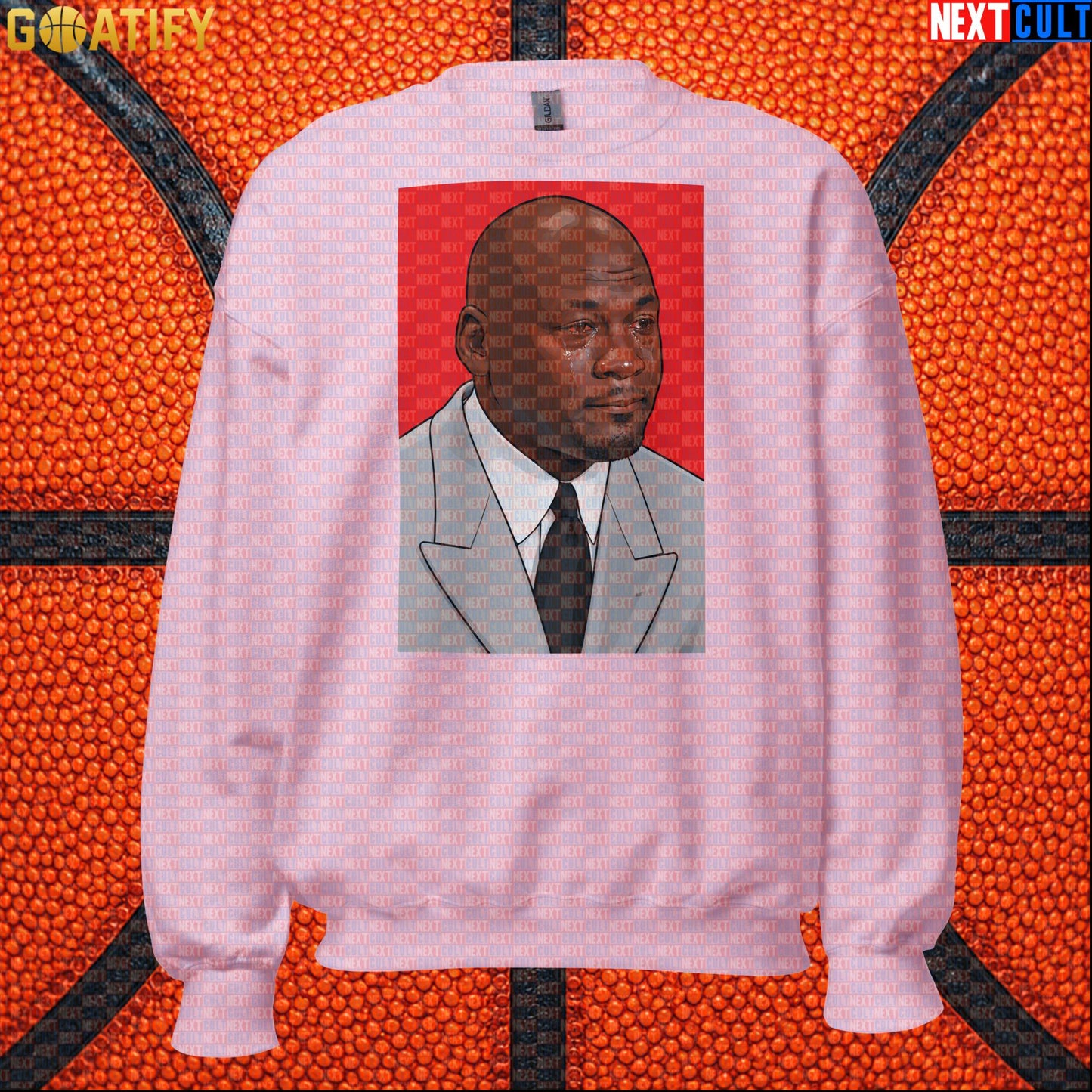 Michael Jordan Sweatshirt Crying Jordan Meme Crewneck Gift for Chicago Bulls NBA Fans |  | ["Basketball", "Chicago Bulls", "Michael Jordan", "NBA"]