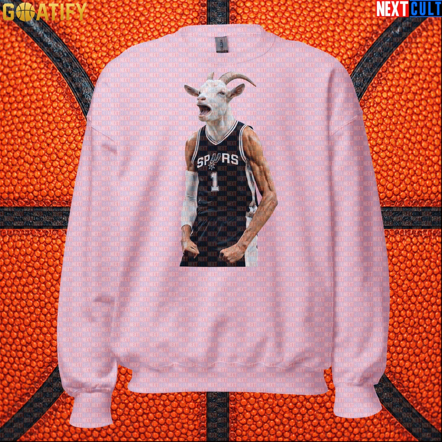 Sweatshirt Victor Wembanyama GOAT Basketball Crewneck for Spurs Fans Funny NBA Sports Gift | Sweatshirts | ["Basketball", "France", "NBA", "NCB", "San Antonio Spurs", "Victor Wembanyama", "Wemby"]