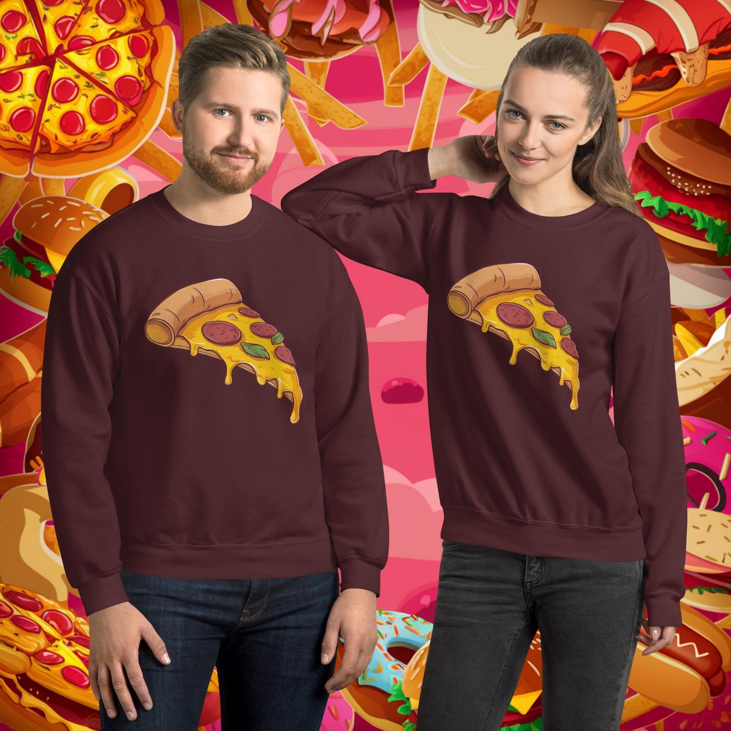 Pizza I Love Pizza Unisex Sweatshirt Next Cult Brand