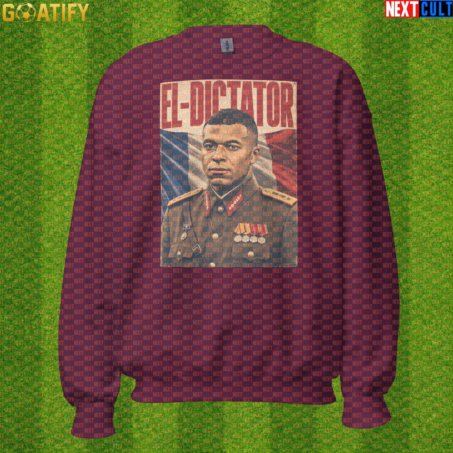 Kylian Mbappe Sweatshirt – El Dictator Retro Soccer Meme Crewneck for World Cup Fans |  | ["Football", "France", "Kylian Mbappe", "PSG", "Real Madrid", "Soccer"]