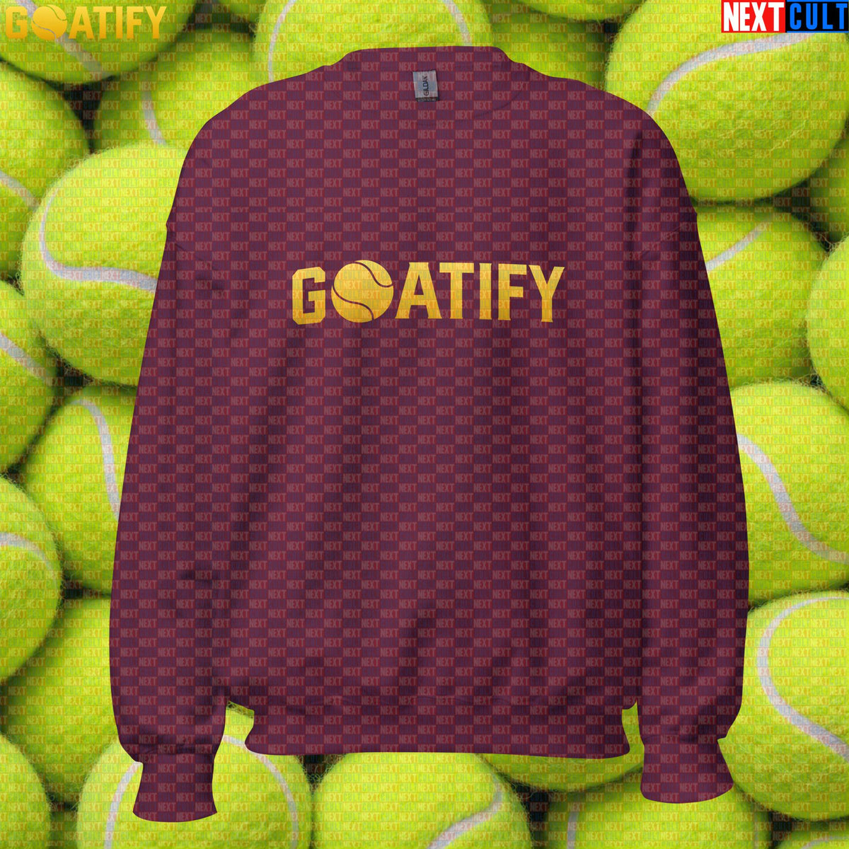 Tennis GOAT Sweatshirt Golden Ball Crewneck for Tennis & Padel Fans & Players | GOATIFY | Sweatshirts | ["NCB", "Padel", "Tennis"]
