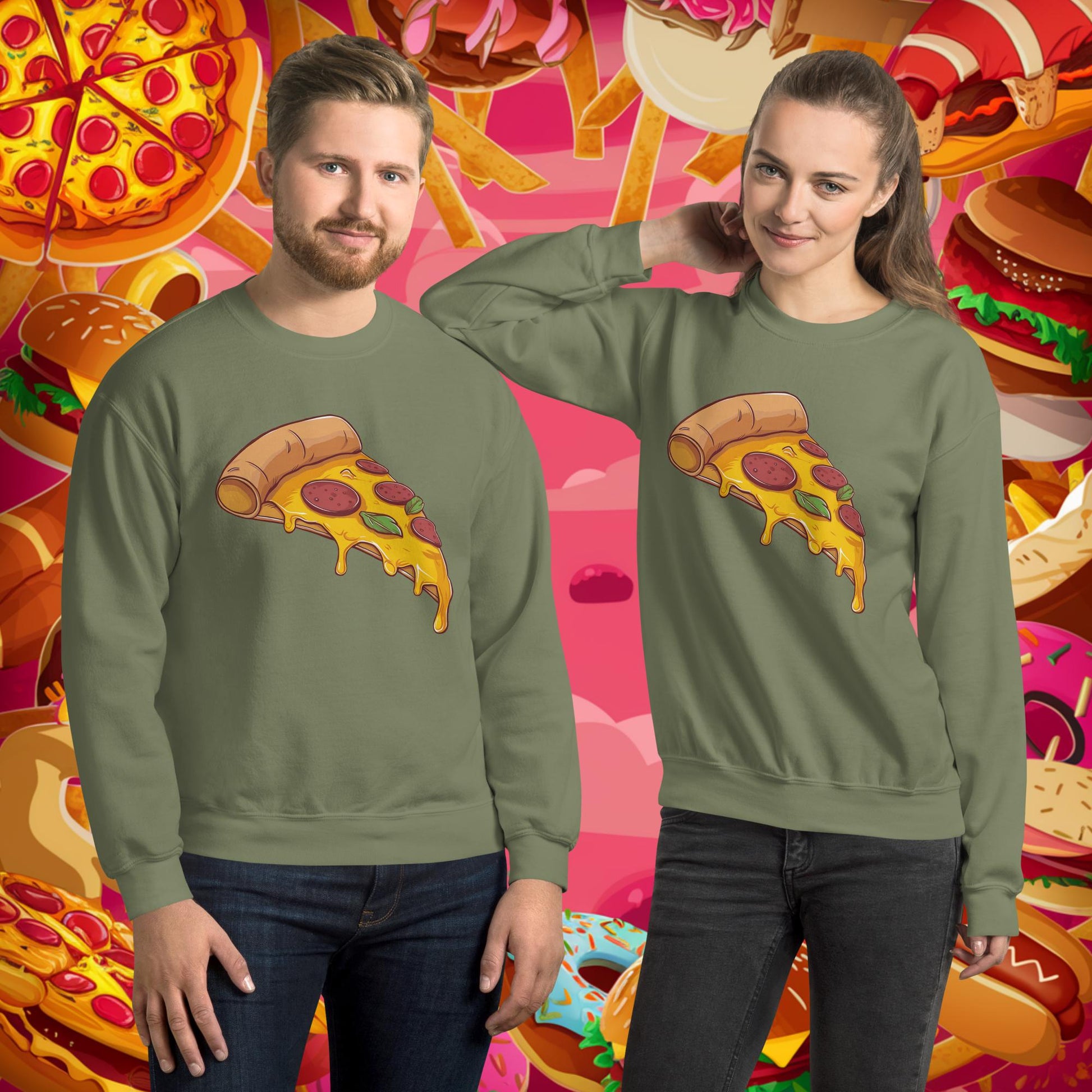 Pizza I Love Pizza Unisex Sweatshirt Next Cult Brand