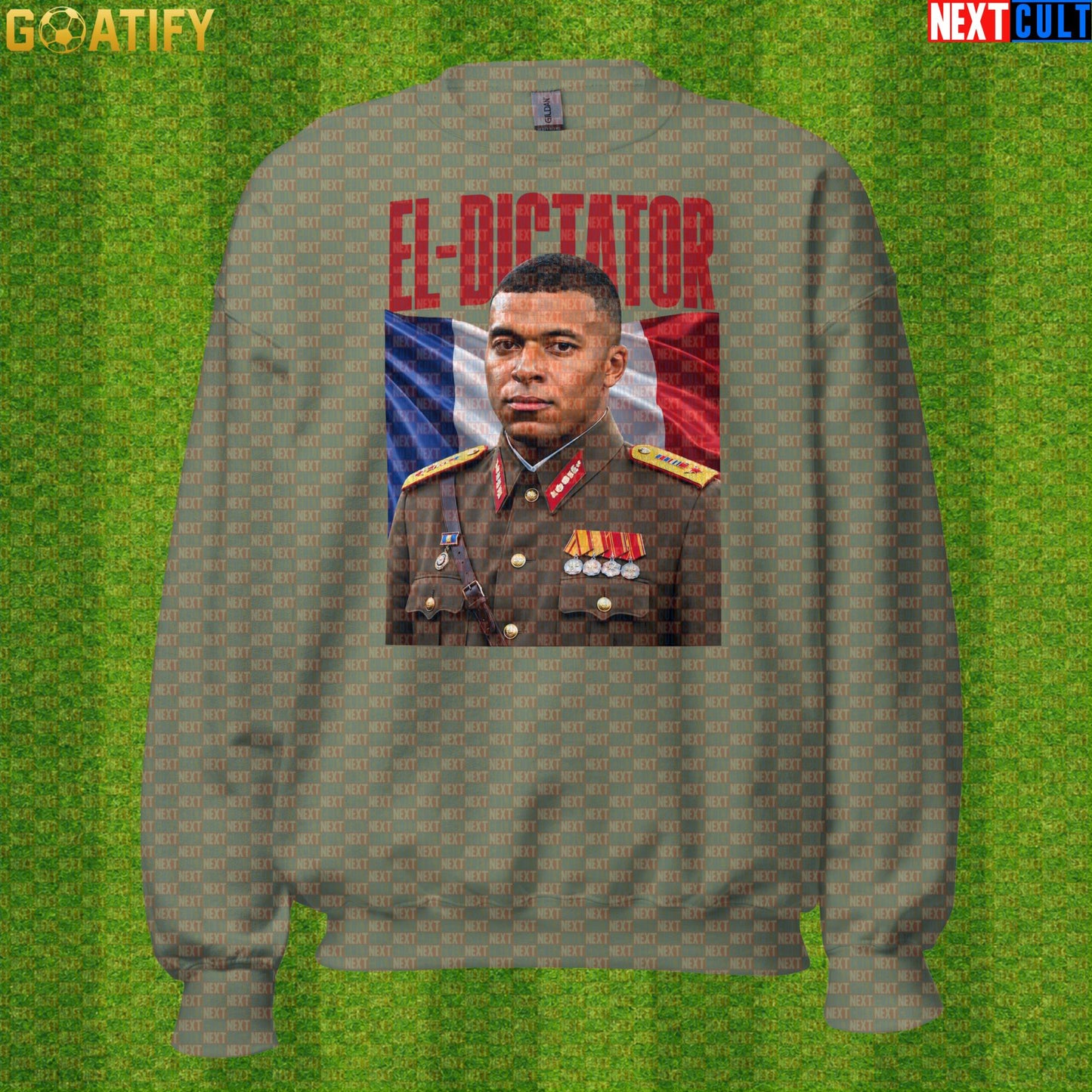 Kylian Mbappe Sweatshirt – El Dictator Retro Soccer Crewneck for France and PSG Fans |  | ["Football", "France", "Kylian Mbappe", "PSG", "Real Madrid", "Soccer"]