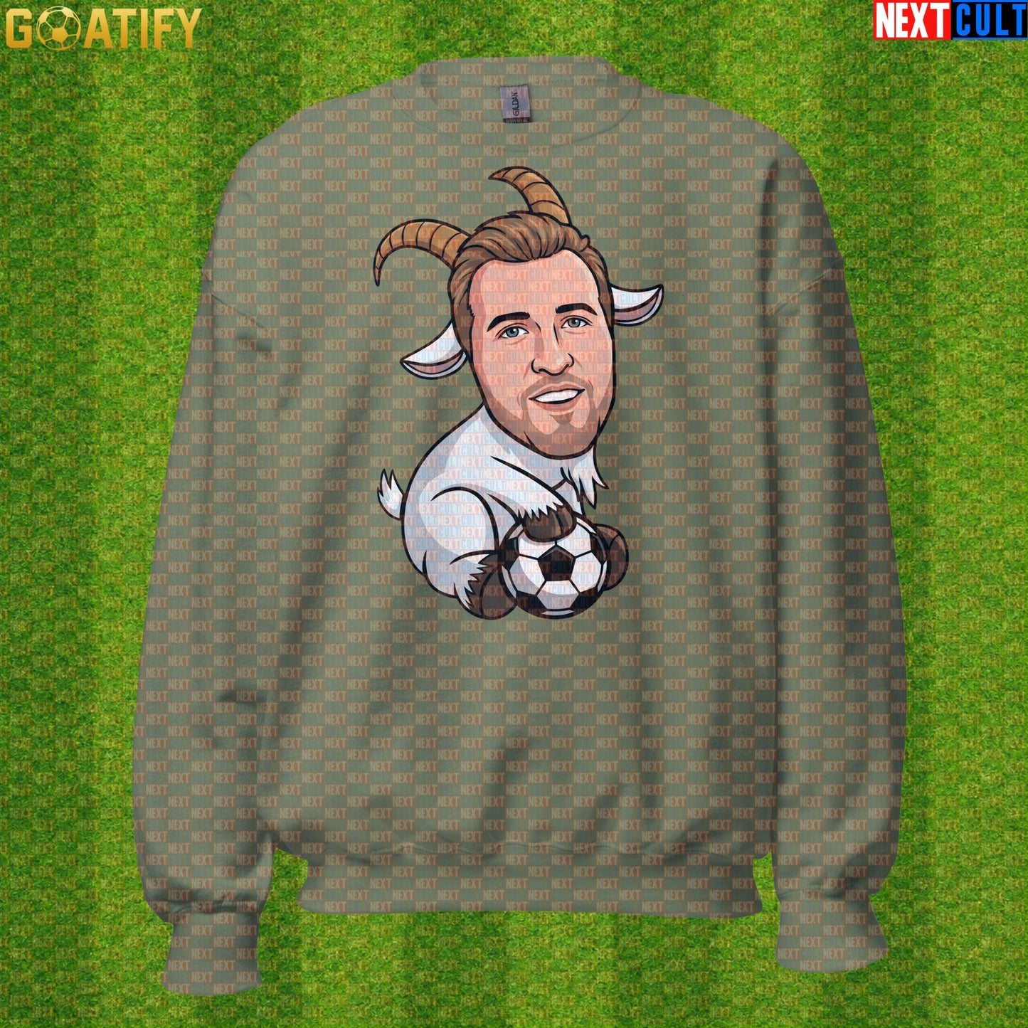 Harry Kane Sweatshirt – GOAT Football Crewneck Gift for England and Bayern Munich Supporters |  | ["Bayern Munich", "England", "Football", "Harry Kane", "Soccer", "Tottenham Hotspur"]