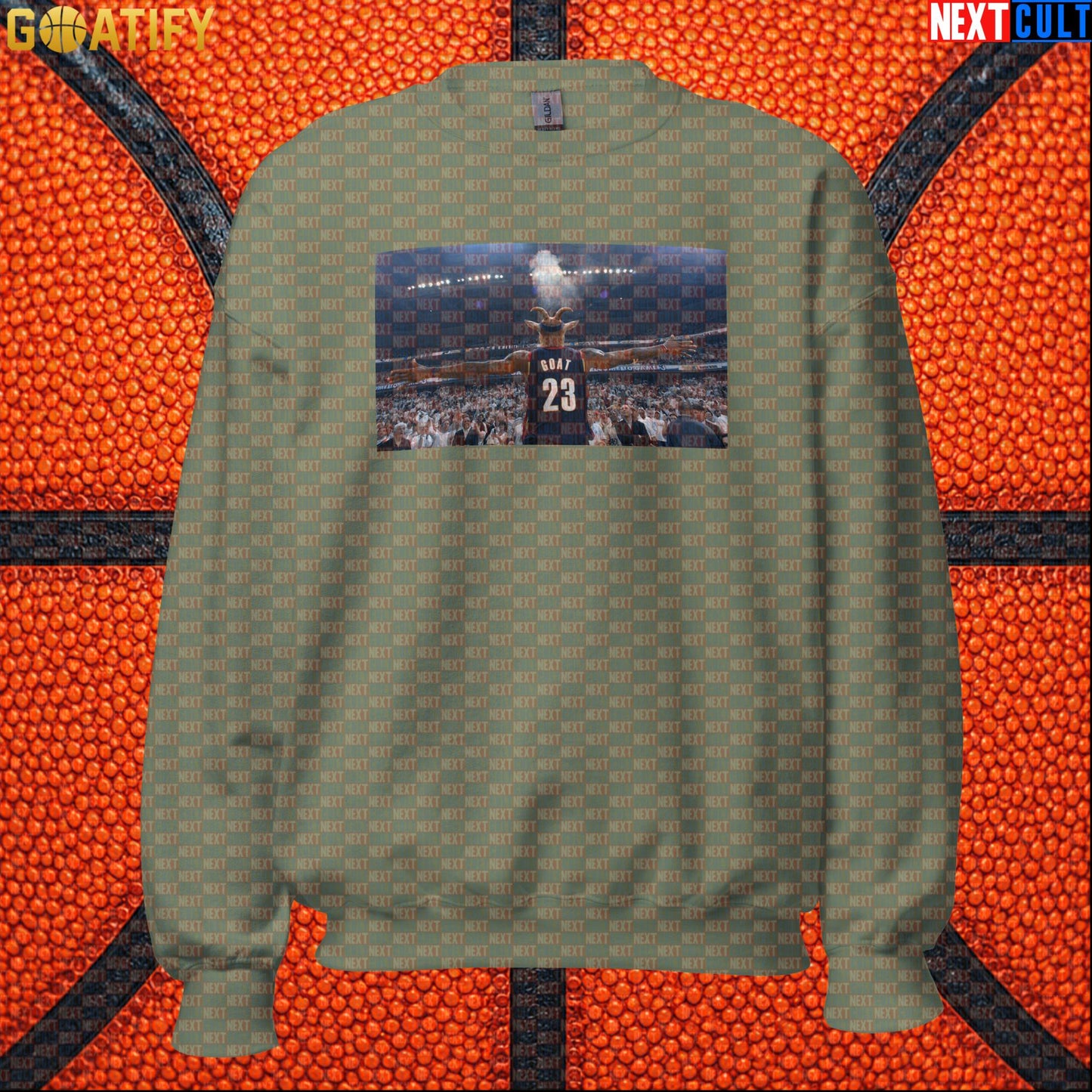 LeBron James Sweatshirt – Cleveland Chalk Toss Crewneck Gift for Cavaliers and NBA Fans |  | ["Basketball", "Cleveland Cavaliers", "LeBron James", "NBA"]