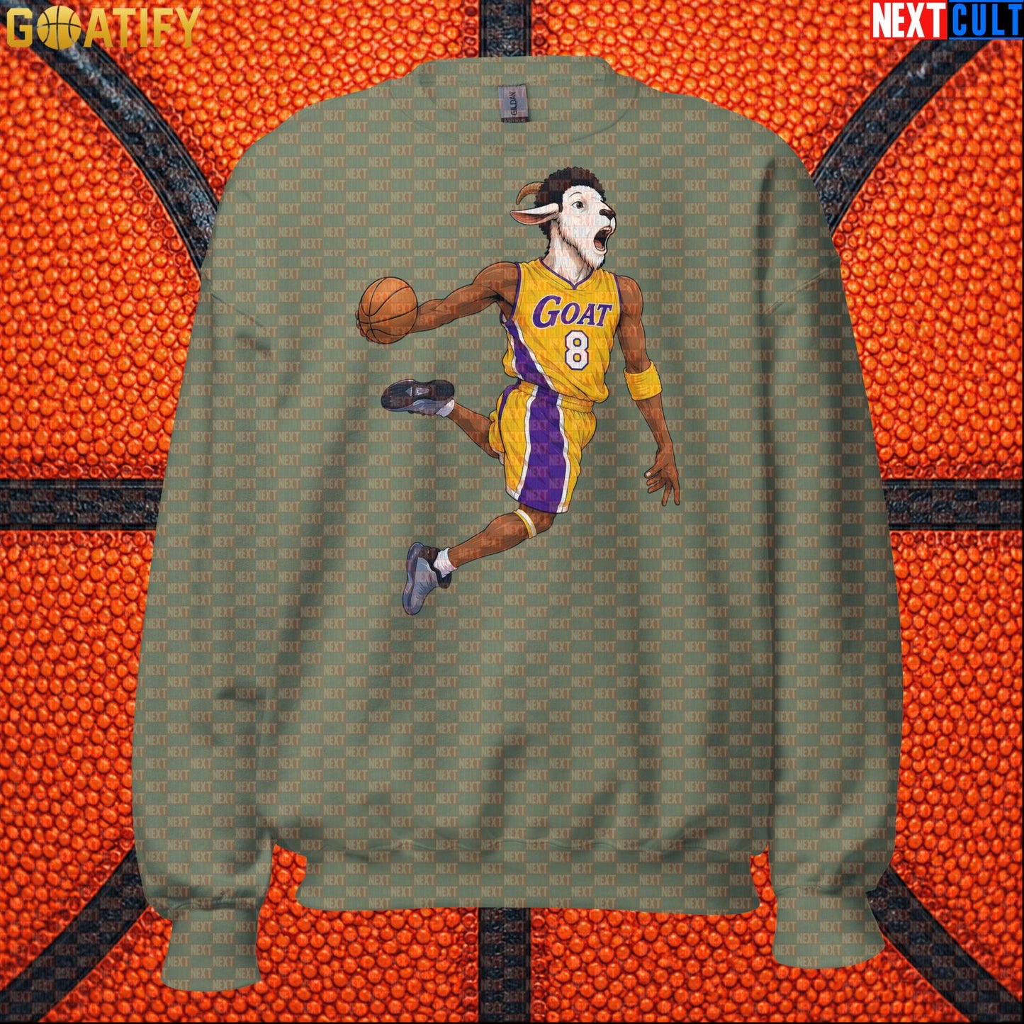 Kobe Bryant Sweatshirt – Young Kobe No. 8 GOAT Crewneck Gift for Lakers Basketball Fans |  | ["Basketball", "Kobe Bryant", "Los Angeles Lakers", "NBA"]
