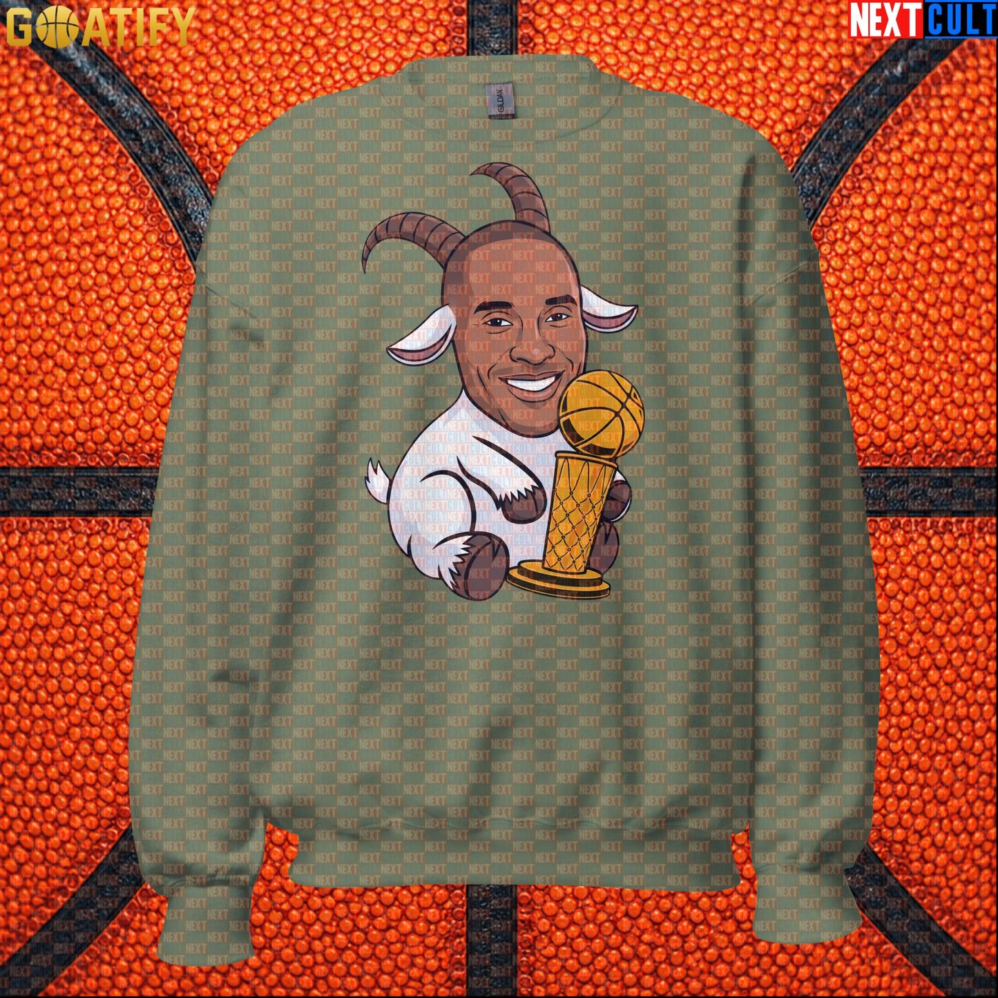 Kobe Bryant Sweatshirt – The GOAT Champion Crewneck for Lakers Fans & NBA Basketball Gifts |  | ["Basketball", "Kobe Bryant", "Los Angeles Lakers", "NBA"]
