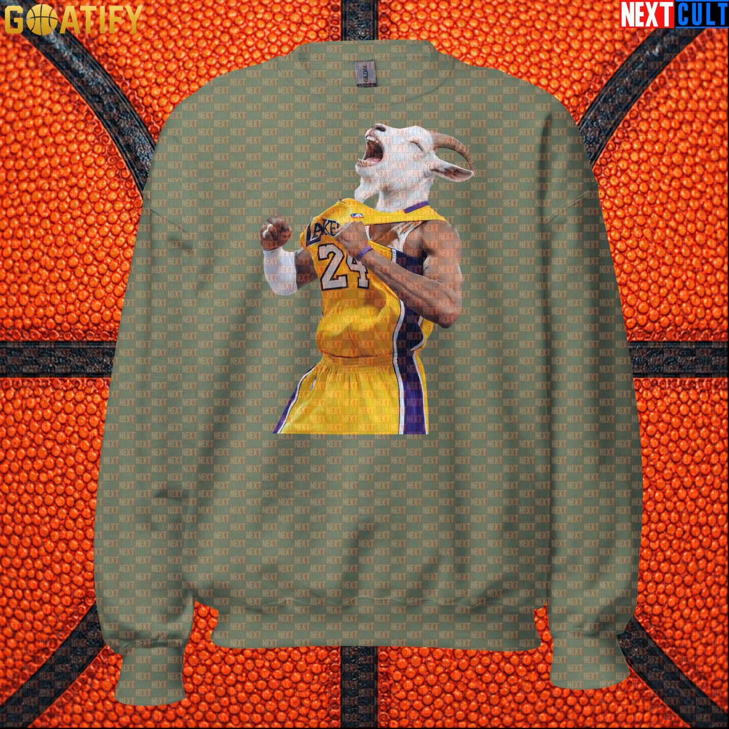 Kobe Bryant Sweatshirt – GOAT Celebration Crewneck for Los Angeles Lakers Basketball Fans |  | ["Basketball", "Kobe Bryant", "Los Angeles Lakers", "NBA"]