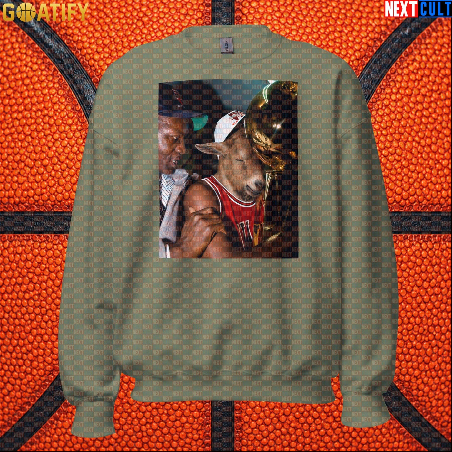 Michael Jordan Sweatshirt – Bulls GOAT Championship Crewneck for Basketball Fans & Gifts |  | ["Basketball", "Chicago Bulls", "Michael Jordan", "NBA"]