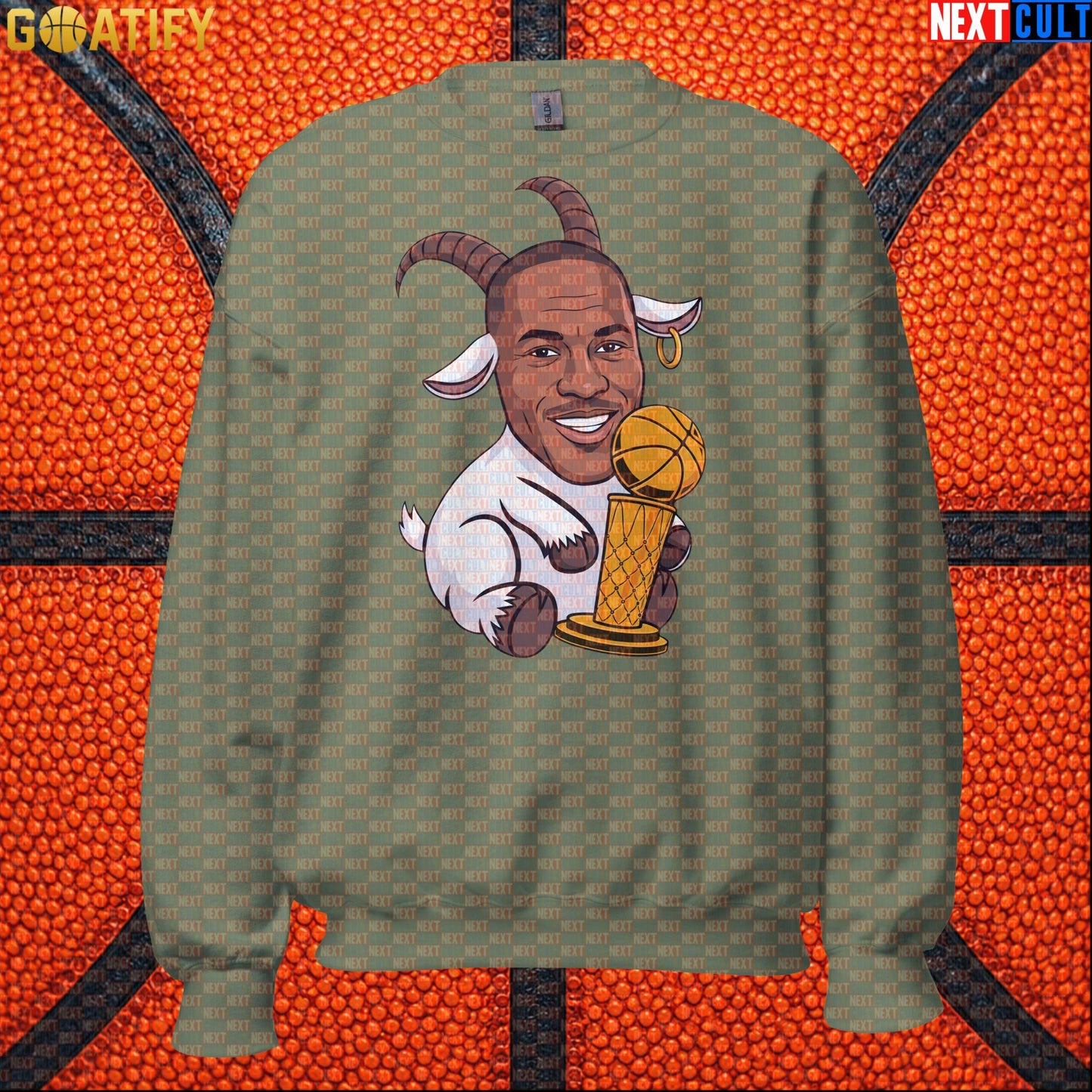 Michael Jordan Sweatshirt – GOAT 6 Rings Chicago Bulls Basketball Crewneck for NBA Fans |  | ["Basketball", "Chicago Bulls", "Michael Jordan", "NBA"]