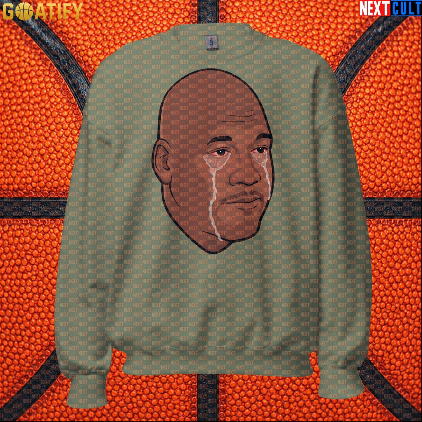 Michael Jordan Sweatshirt Crying Jordan Meme Crewneck Gift for Chicago Bulls NBA Fans |  | ["Basketball", "Chicago Bulls", "Michael Jordan", "NBA"]