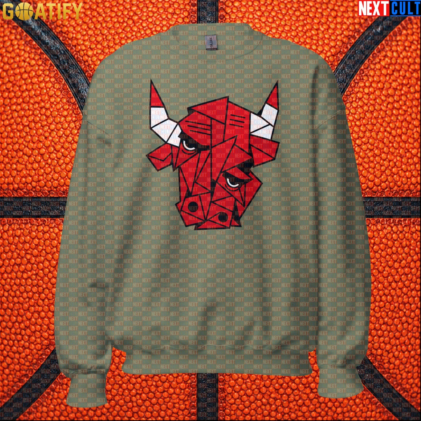 Chicago Bulls Meme Sweatshirt – Picasso Bulls Cubism Art Crewneck for Basketball Fans |  | ["Basketball", "Chicago Bulls", "NBA"]