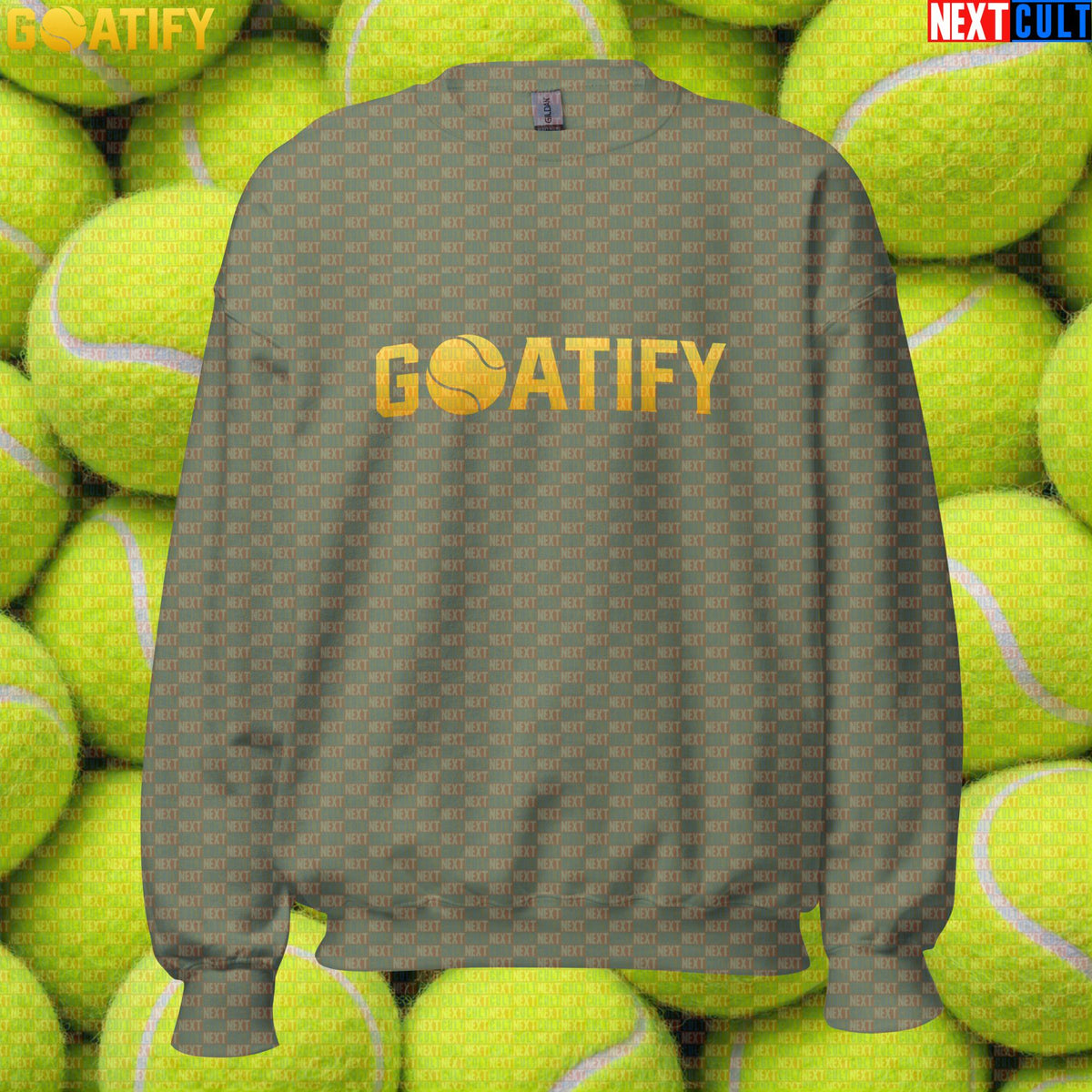 Tennis GOAT Sweatshirt Golden Ball Crewneck for Tennis & Padel Fans & Players | GOATIFY | Sweatshirts | ["NCB", "Padel", "Tennis"]