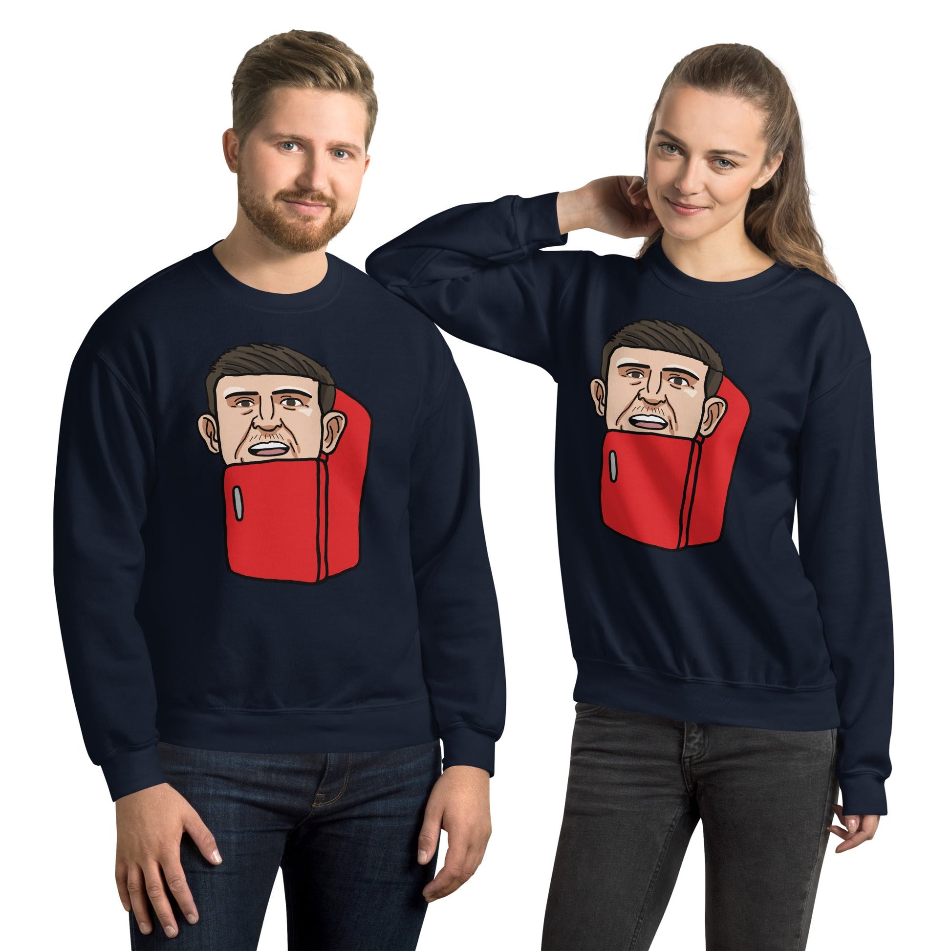 Harry ''The Fridge'' Maguire Unisex Sweatshirt Next Cult Brand Football, Harry Maguire, Manchester United, The Fridge