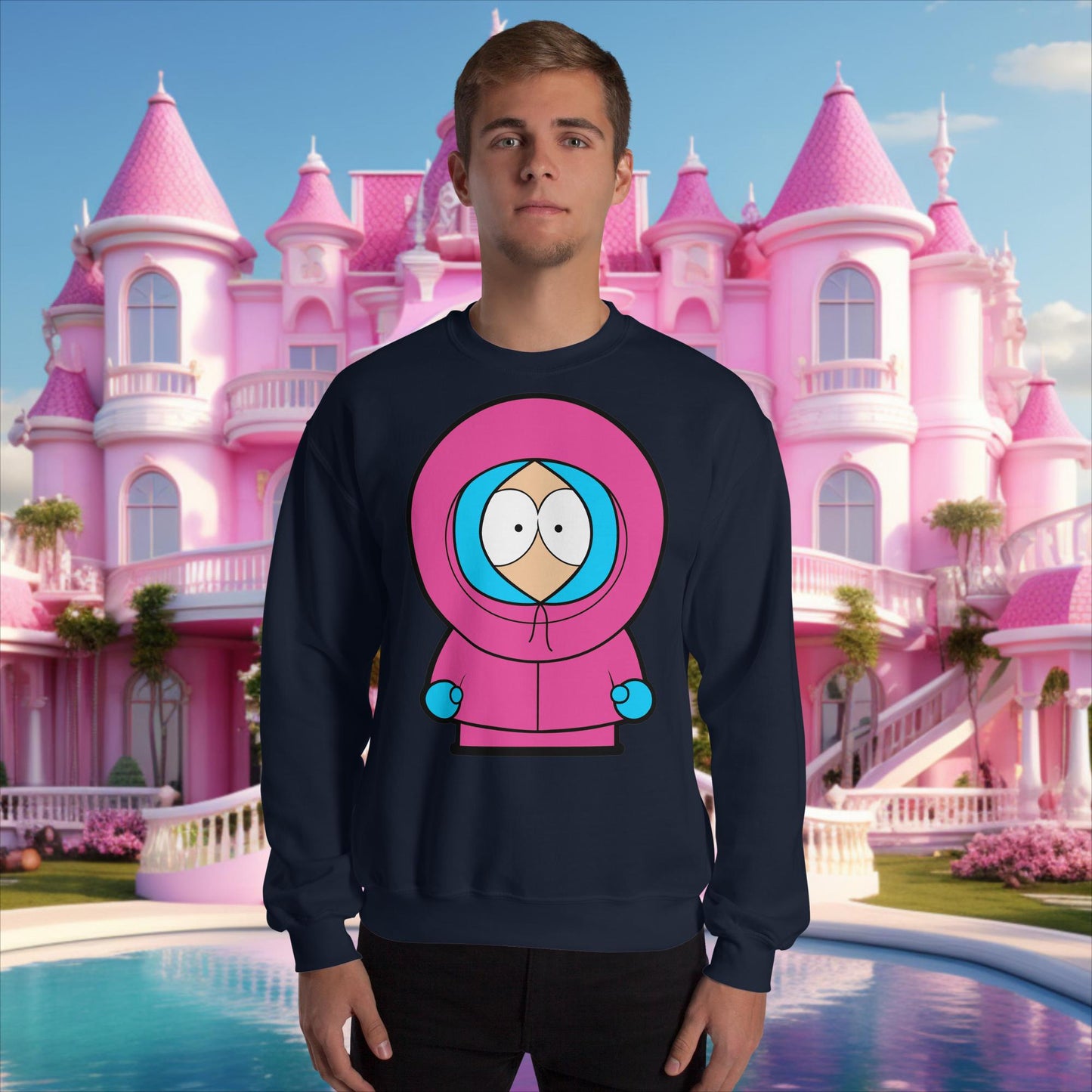 Kenny McCormick Ken Ryan Gosling Barbie South Park Kenny Unisex Sweatshirt Next Cult Brand