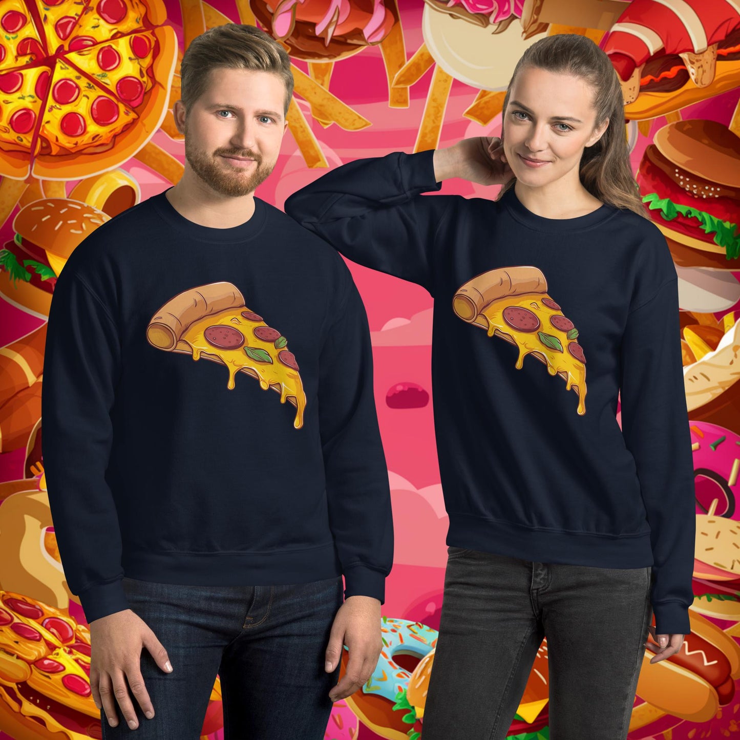 Pizza I Love Pizza Unisex Sweatshirt Next Cult Brand