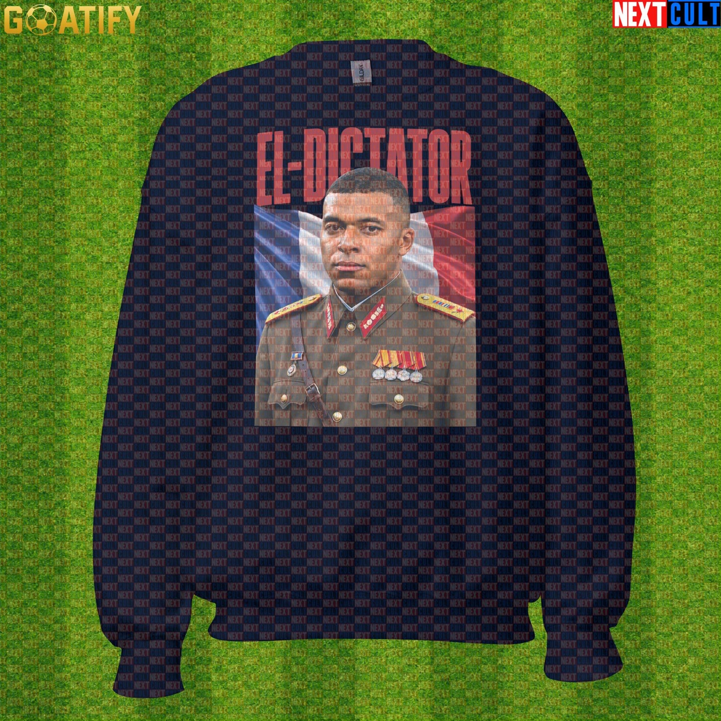 Kylian Mbappe Sweatshirt – El Dictator Retro Soccer Crewneck for France and PSG Fans |  | ["Football", "France", "Kylian Mbappe", "PSG", "Real Madrid", "Soccer"]